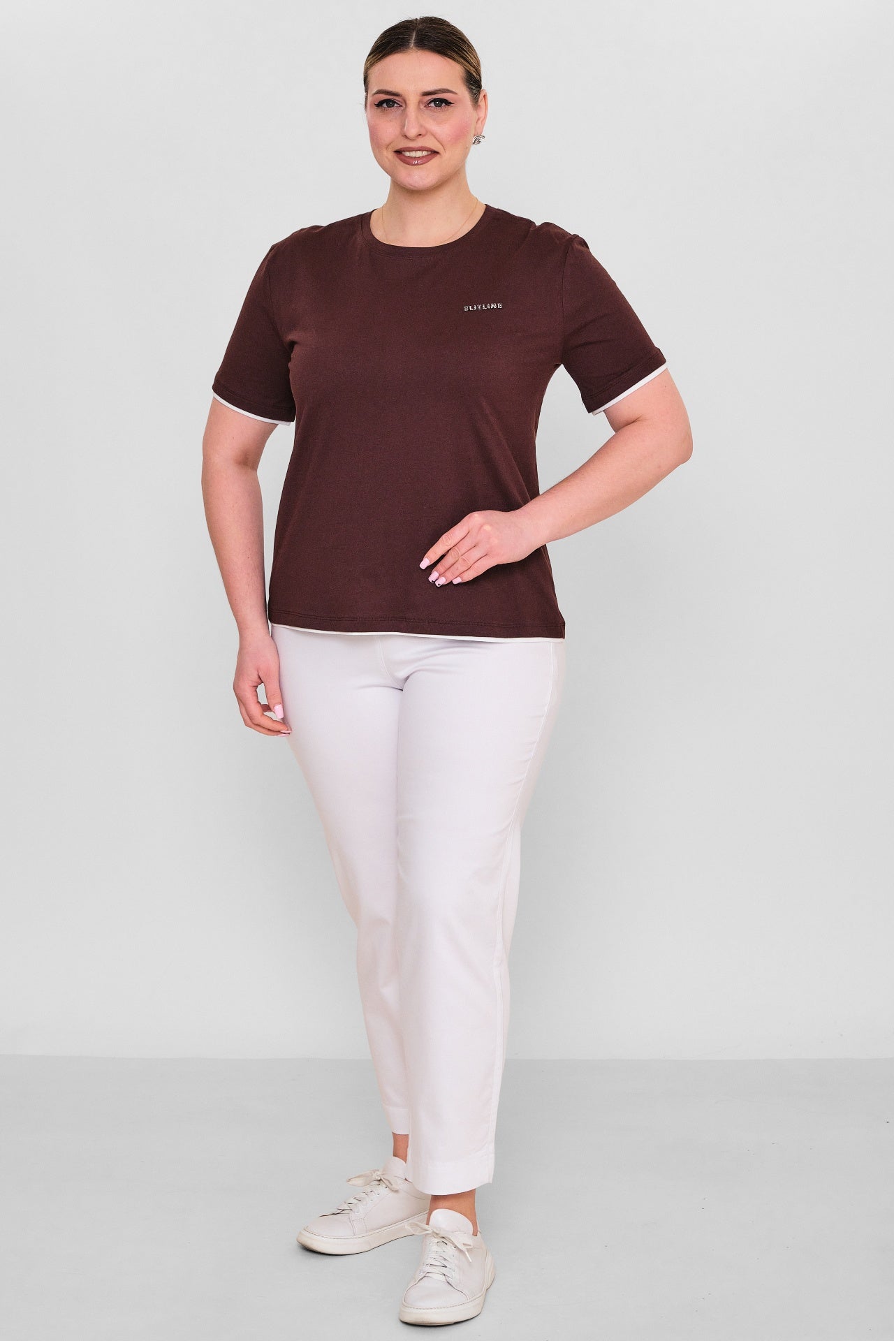 Elitline - Plus Size Blouse (ELT26Y3-39-4003) - 8690200148781