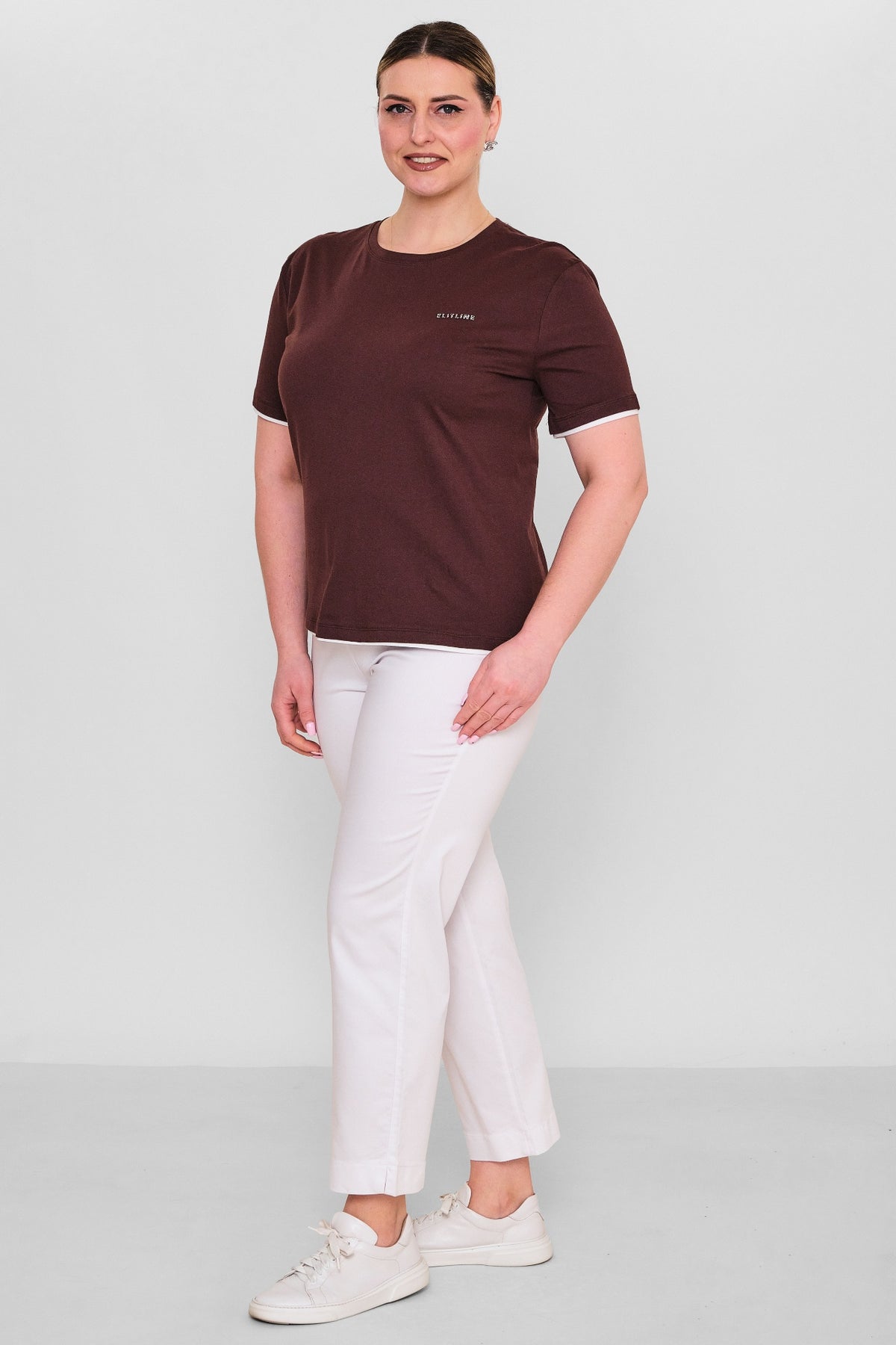 Elitline - Plus Size Blouse (ELT26Y3-39-4003) - 8690200148781