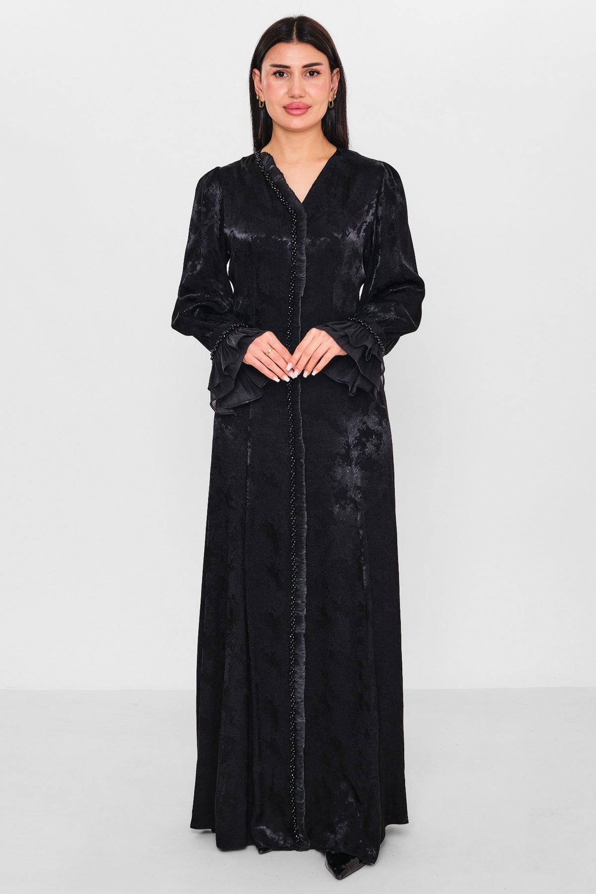 Nupel li̇ne - Plus Size Dress (NPL26Y5138) - 8690200148866