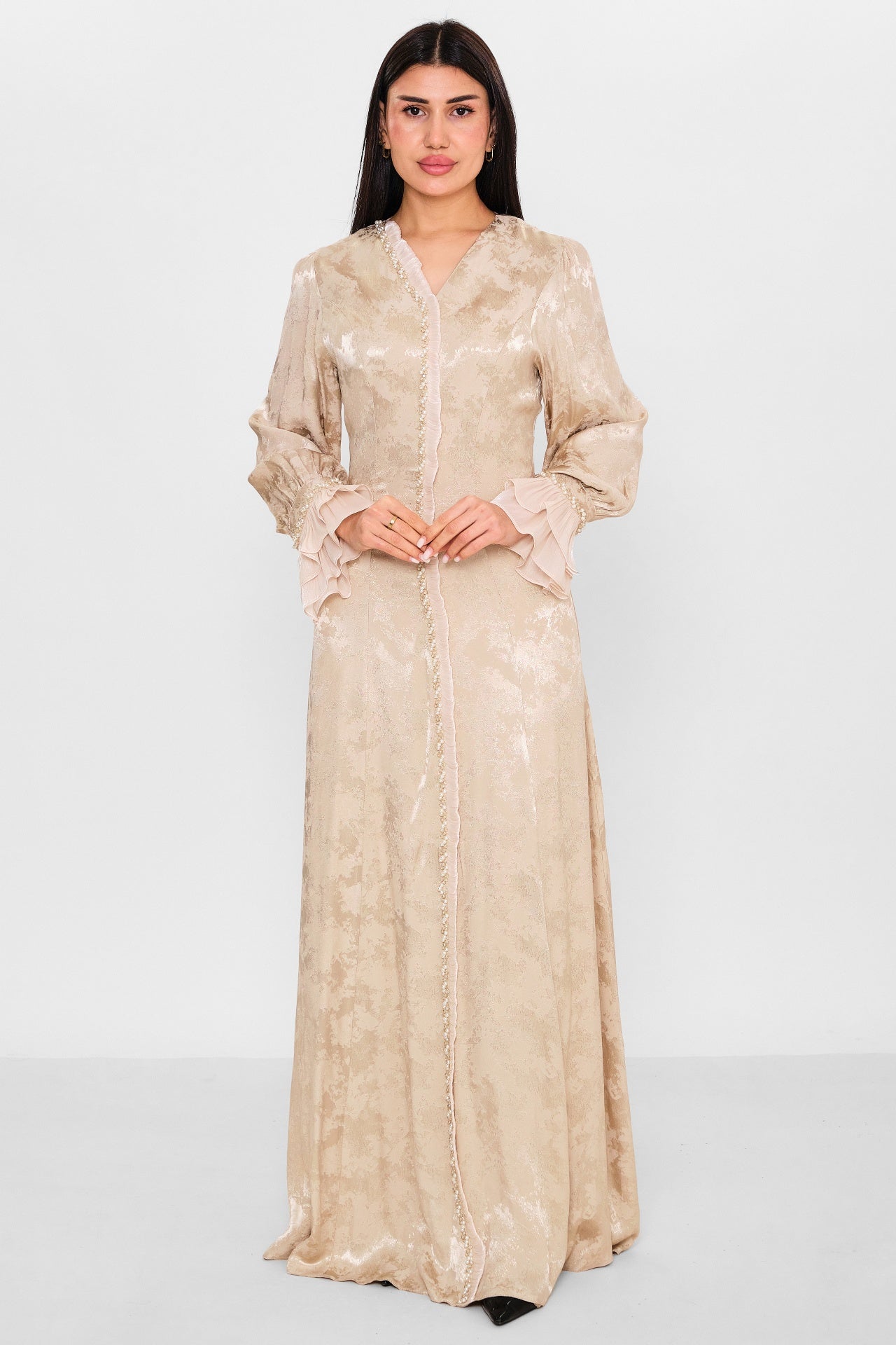 Nupel li̇ne - Plus Size Dress (NPL26Y5138) - 8690200148873