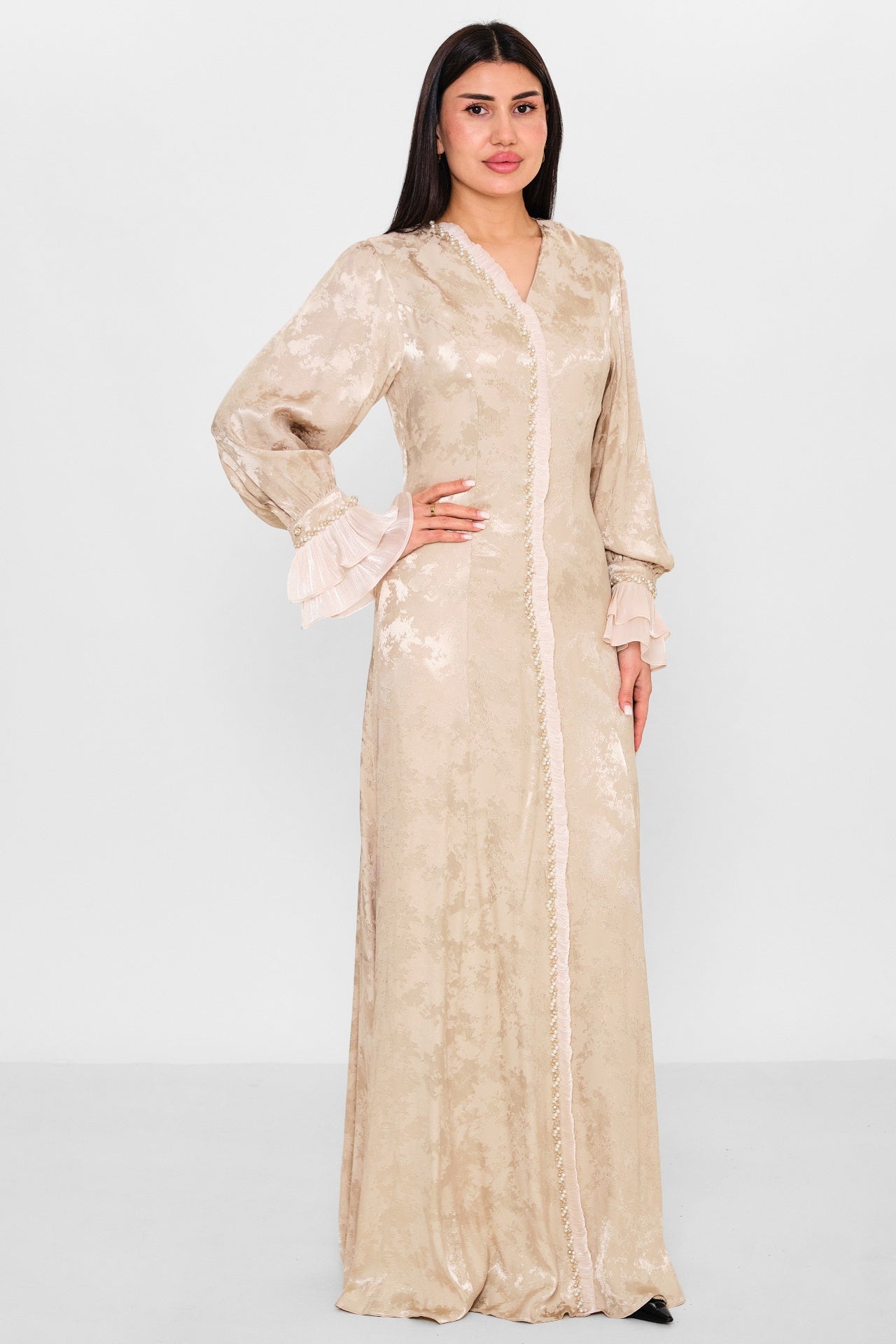 Nupel li̇ne - Plus Size Dress (NPL26Y5138) - 8690200148873