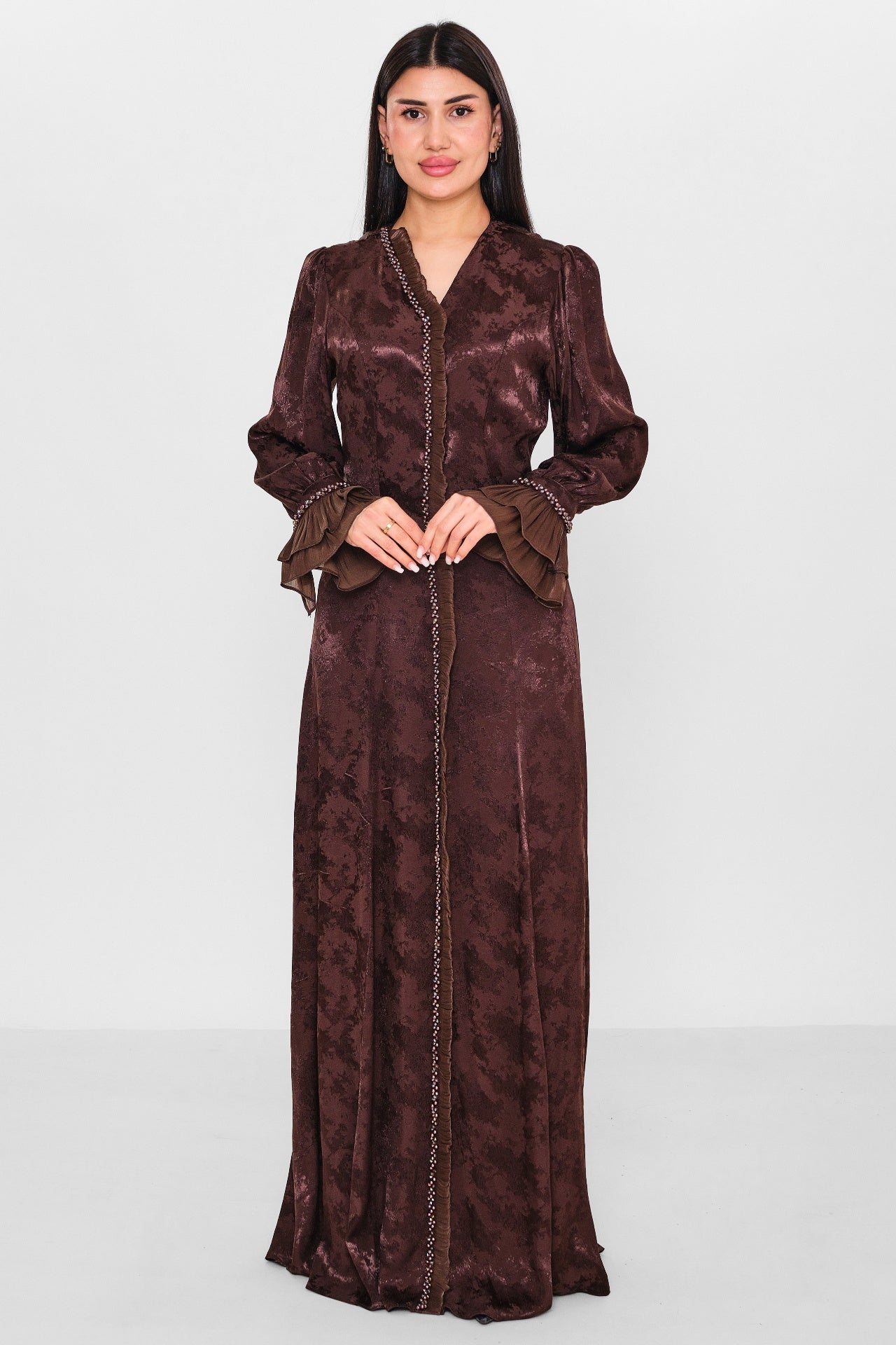 Nupel li̇ne - Plus Size Dress (NPL26Y5138) - 8690200148880
