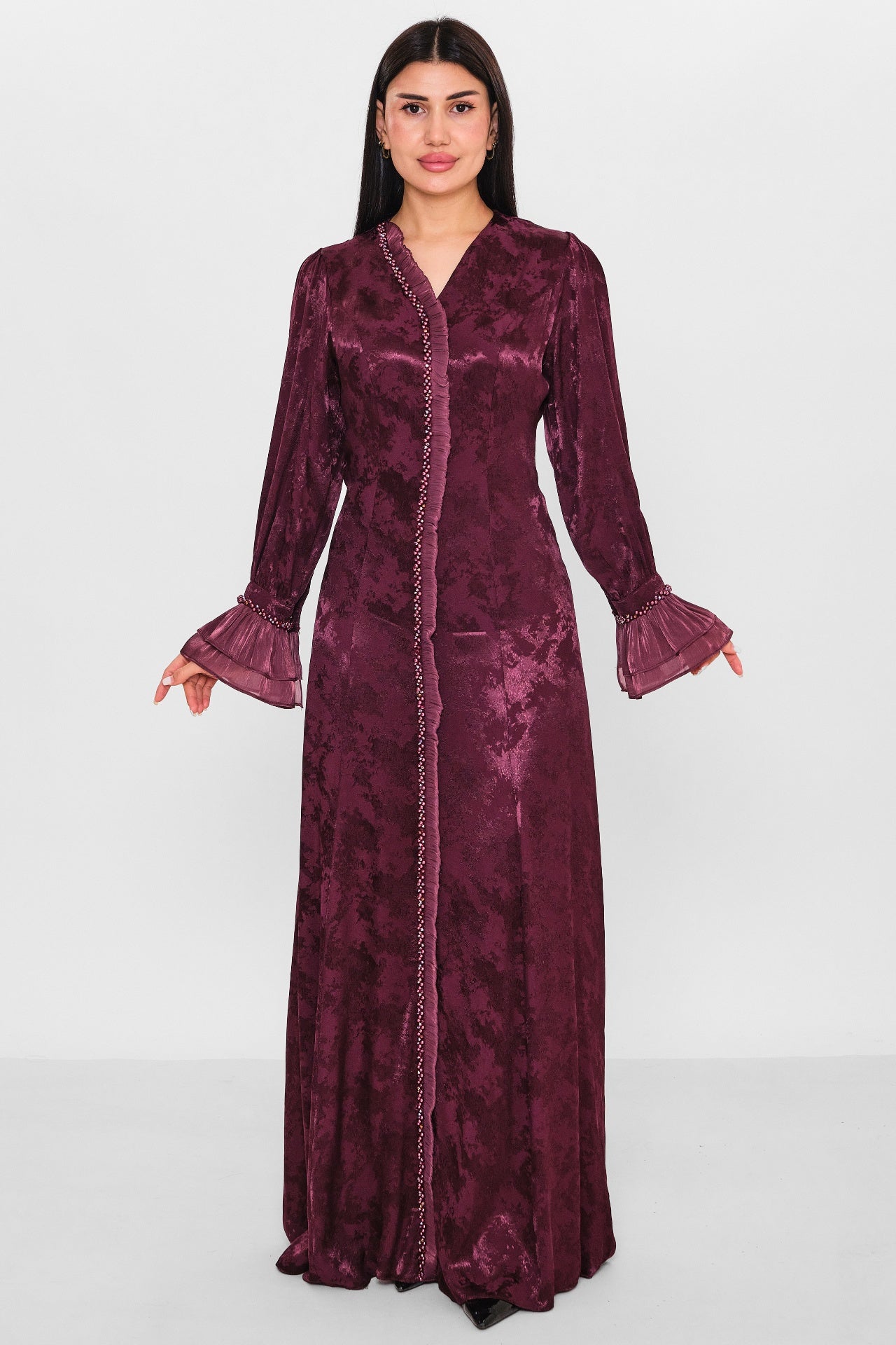Nupel li̇ne - Plus Size Dress (NPL26Y5138) - 8690200148897