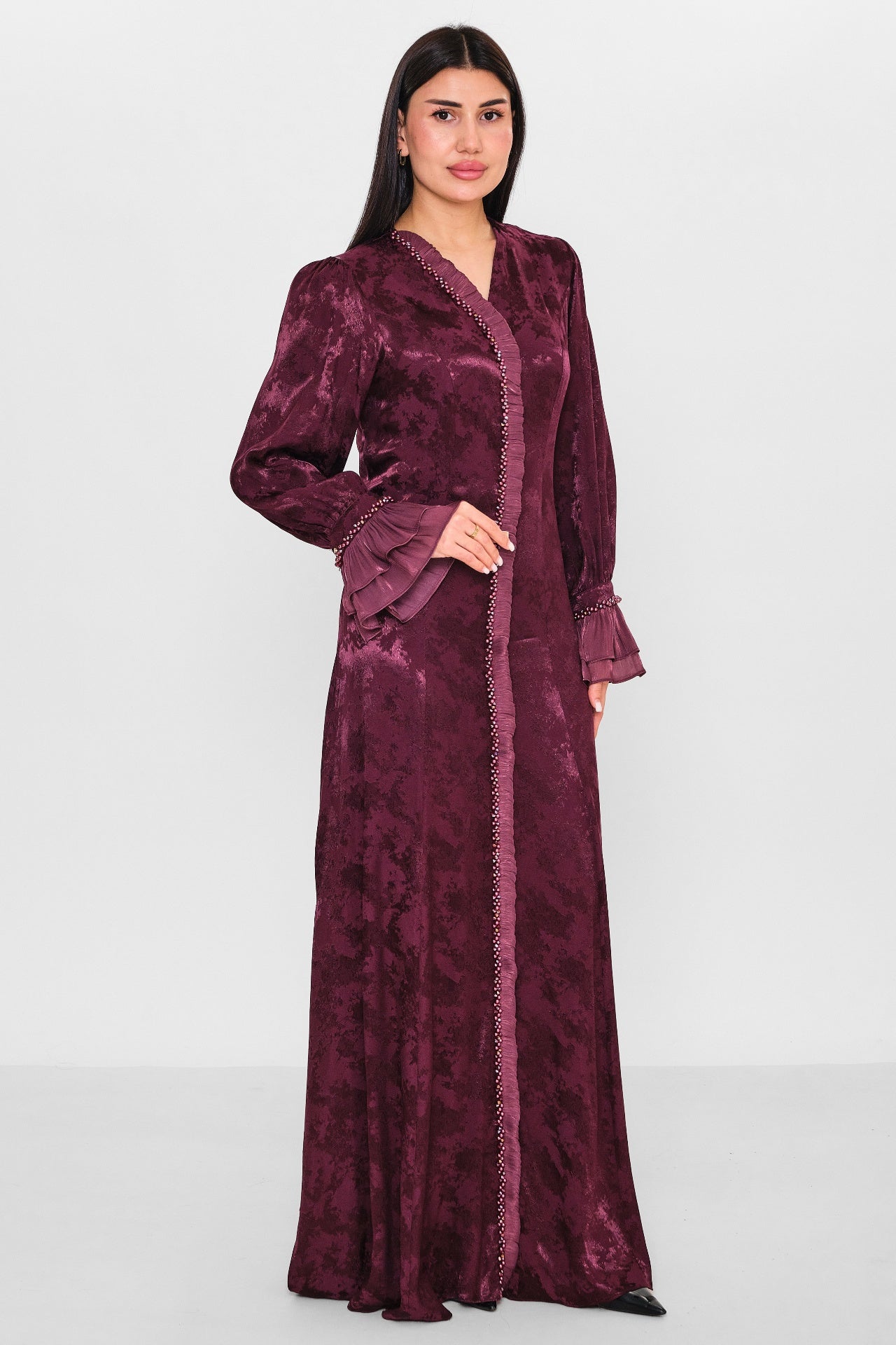 Nupel li̇ne - Plus Size Dress (NPL26Y5138) - 8690200148897