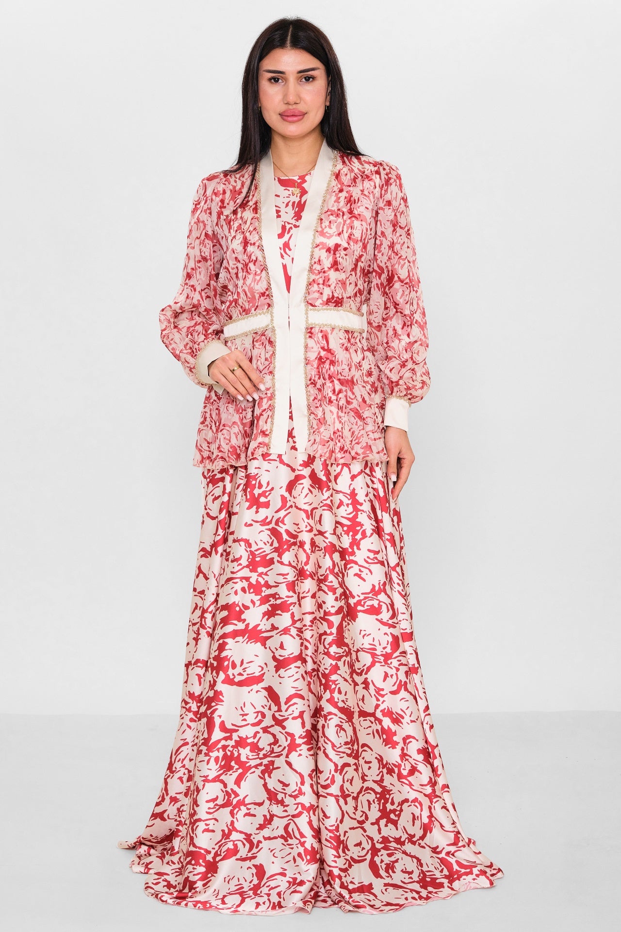 Nupel li̇ne - Plus Size Dress (NPL26Y5147) - 8690200148903