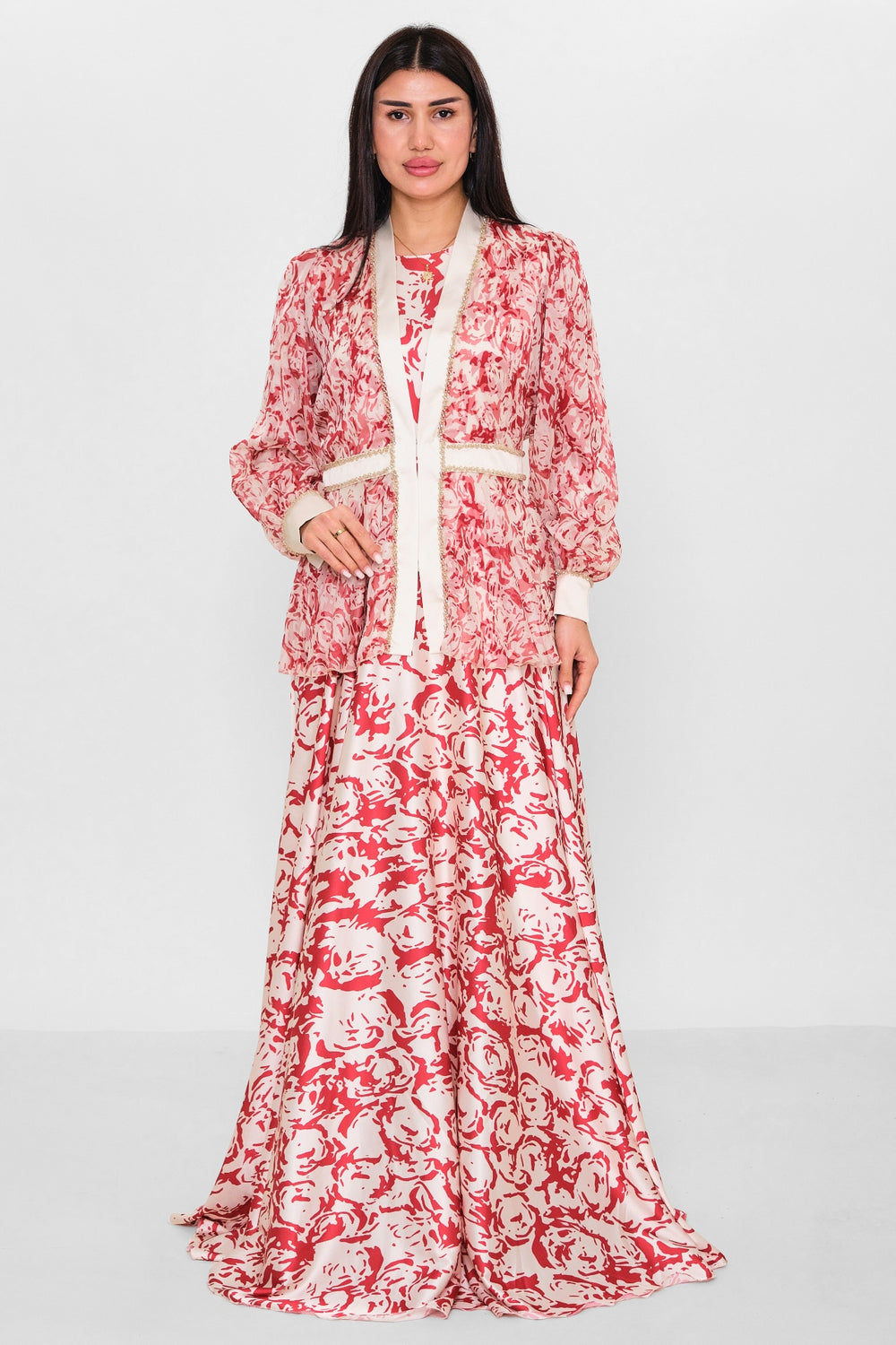 Nupel li̇ne - Plus Size Dress (NPL26Y5147) - 8690200148903
