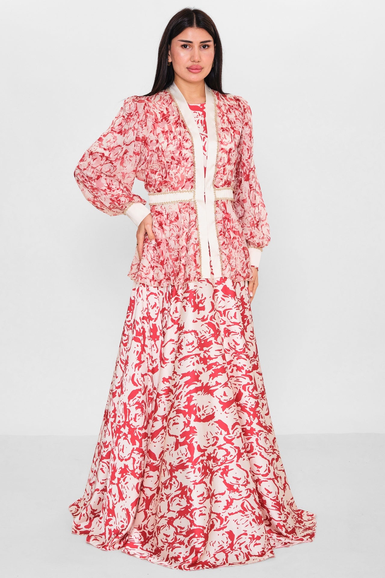 Nupel li̇ne - Plus Size Dress (NPL26Y5147) - 8690200148903