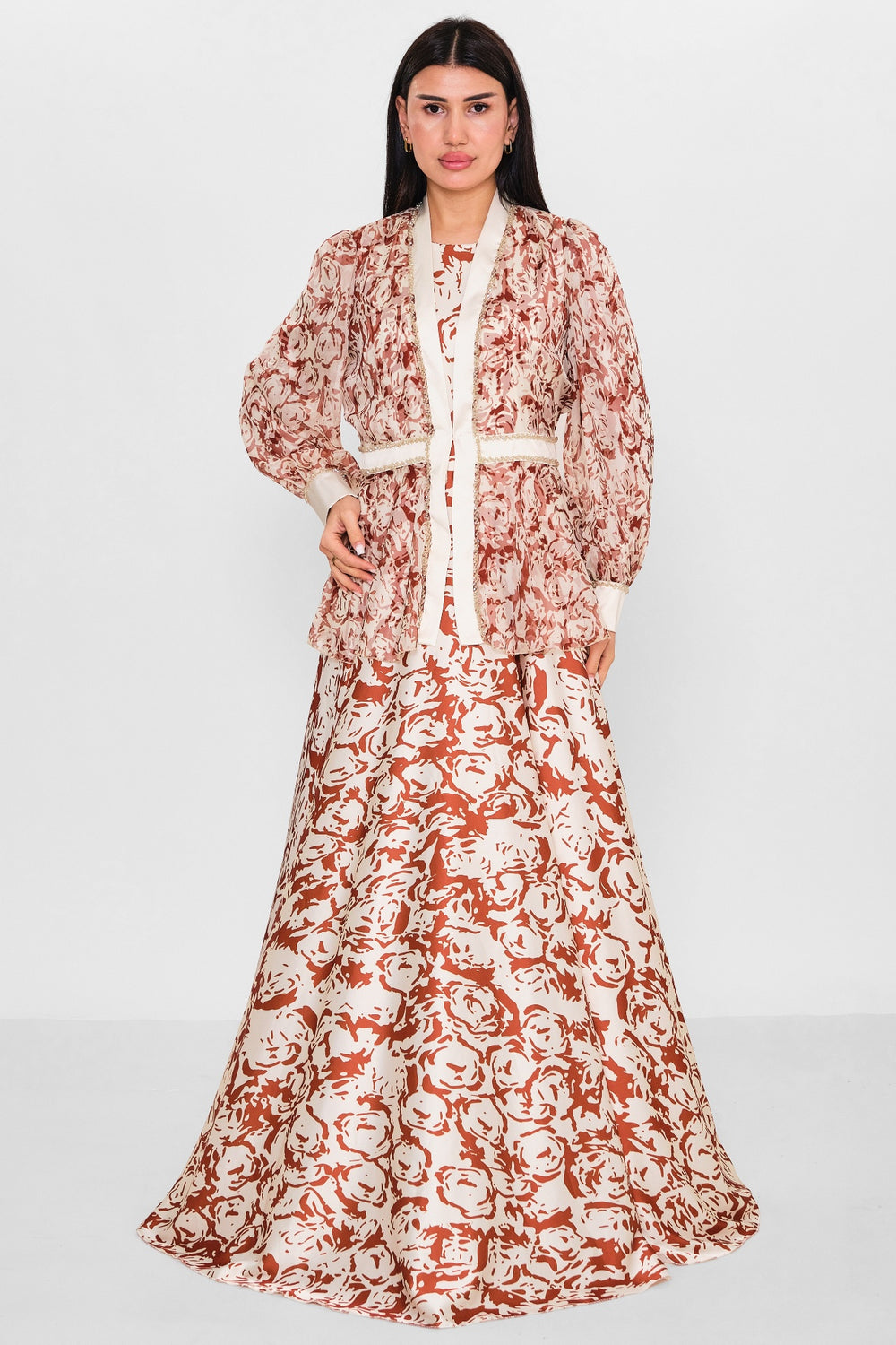Nupel li̇ne - Plus Size Dress (NPL26Y5147) - 8690200148910