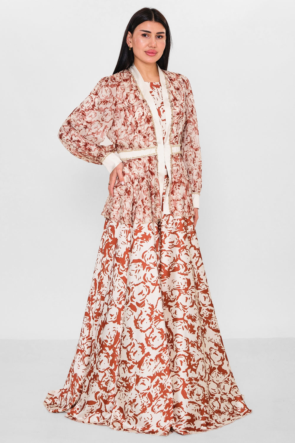 Nupel li̇ne - Plus Size Dress (NPL26Y5147) - 8690200148910