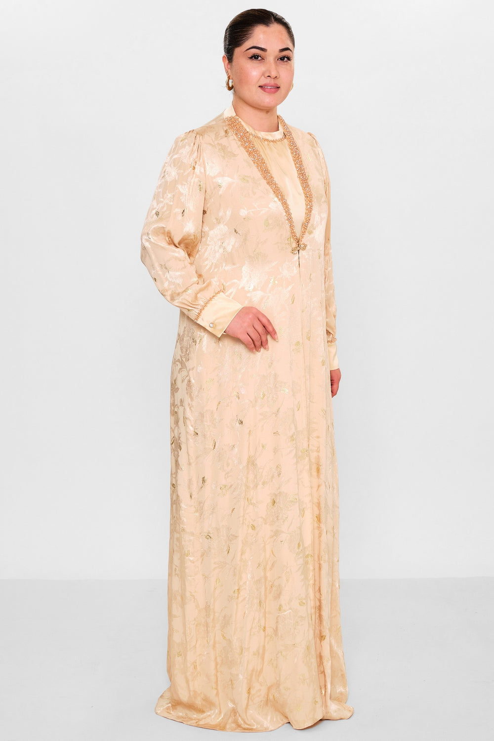 Nupel li̇ne - Plus Size Dress (NPL26Y5136BB) - 8690200148934