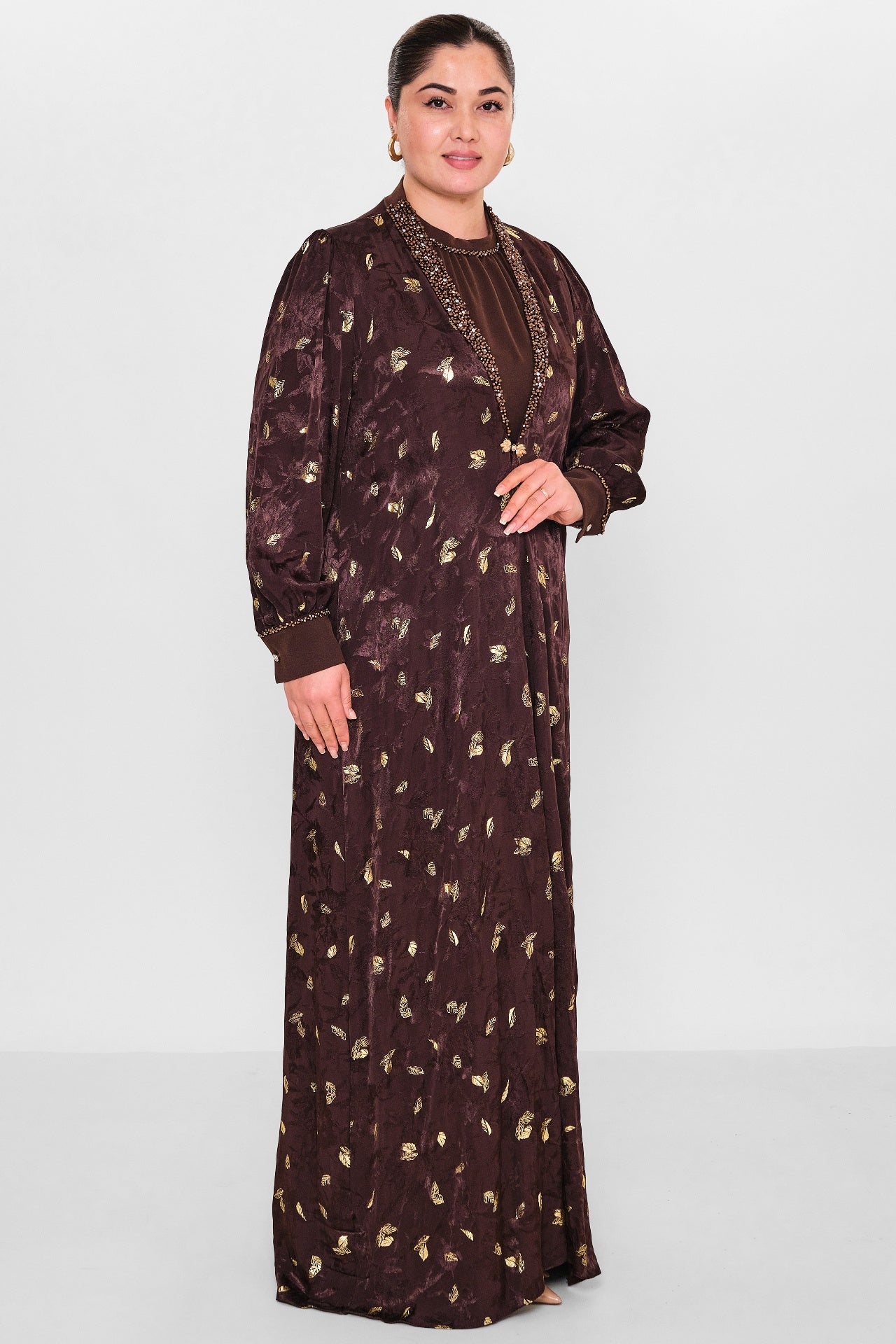 Nupel li̇ne - Plus Size Dress (NPL26Y5136BB) - 8690200148941