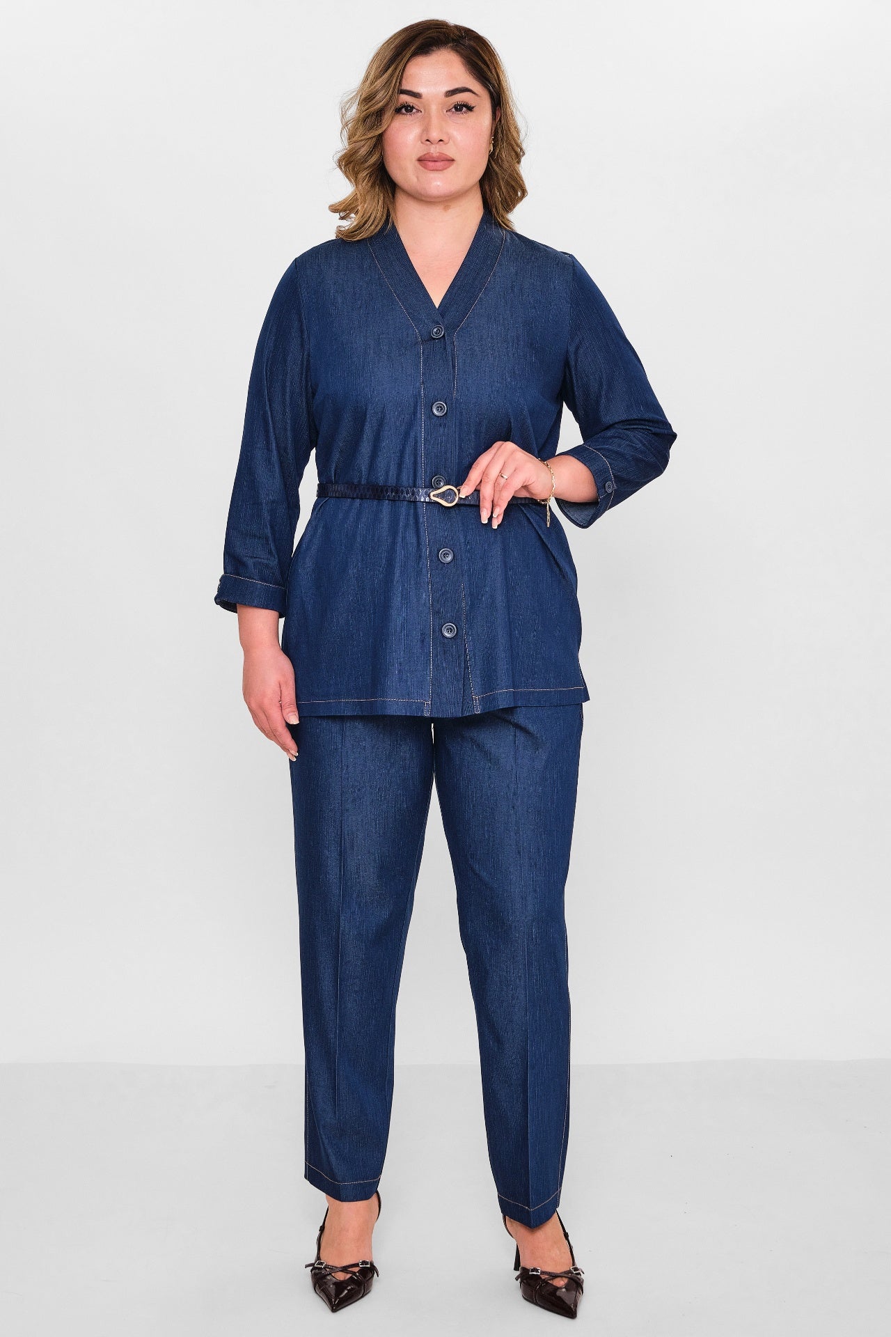 Dress port - Plus Size Suit (DSP26Y3434) - 8690200149153