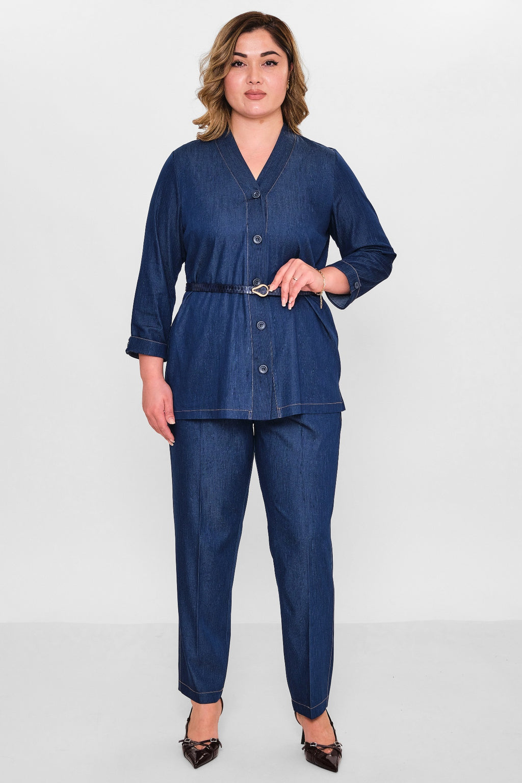 Dress port - Plus Size Suit (DSP26Y3434) - 8690200149153