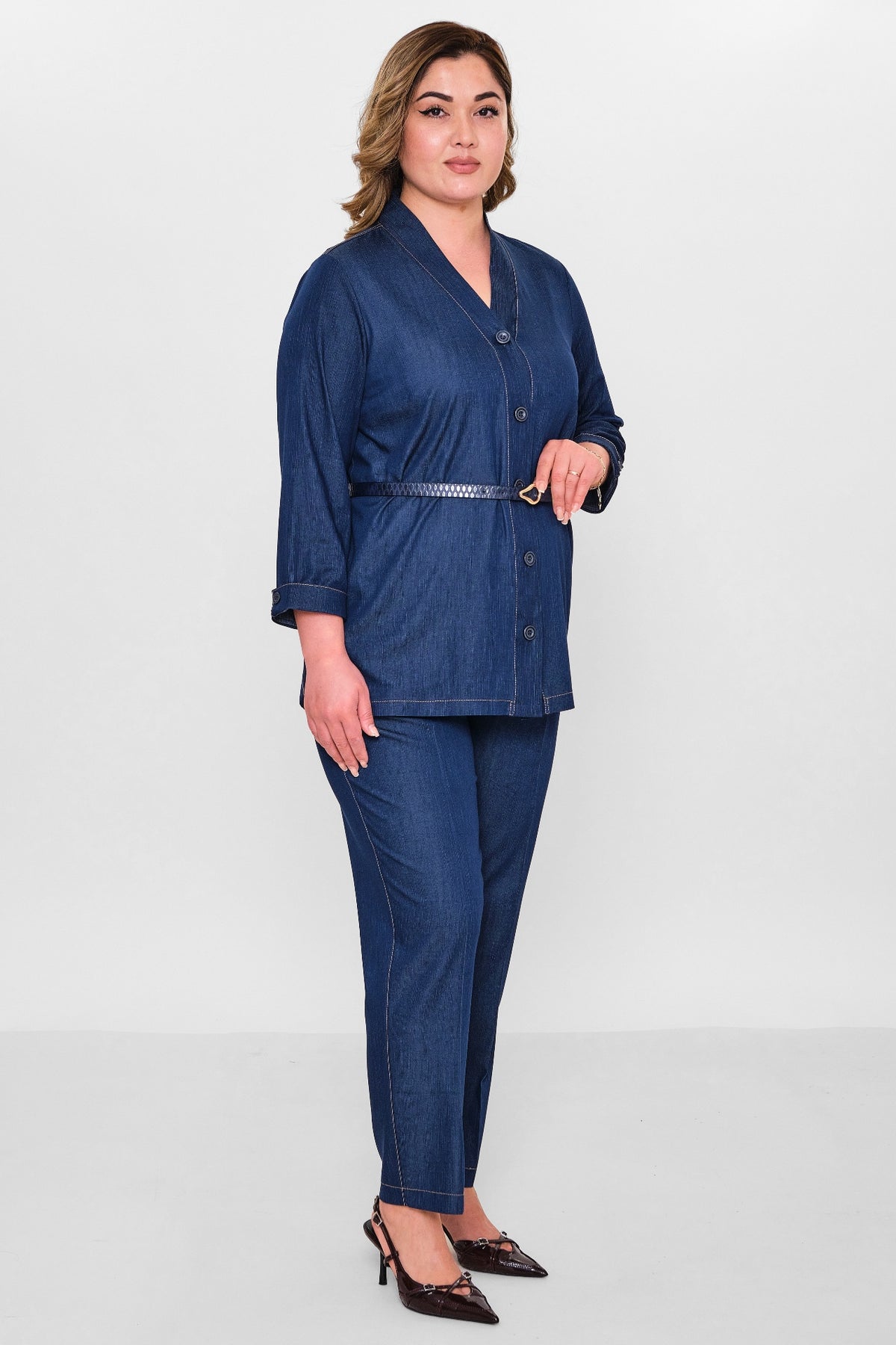 Dress port - Plus Size Suit (DSP26Y3434) - 8690200149153