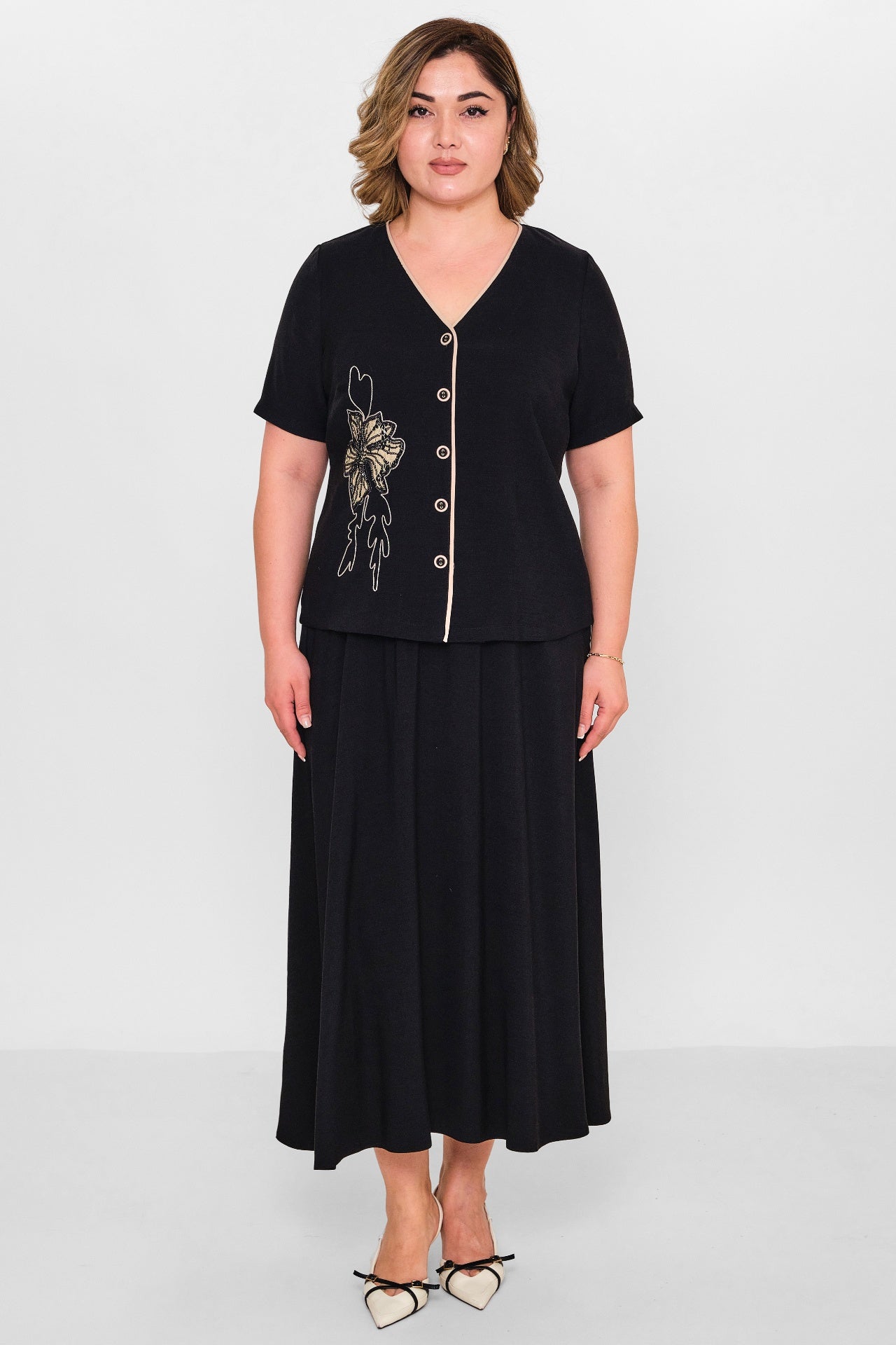 Dress port - Plus Size Suit (DSP26Y3471) - 8690200149177