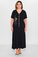 Dress port - Plus Size Suit (DSP26Y3471) - 8690200149177