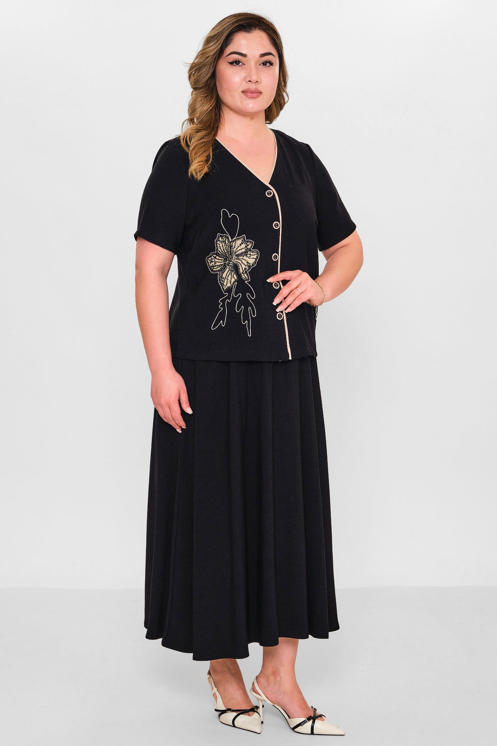 Dress port - Plus Size Suit (DSP26Y3471) - 8690200149177