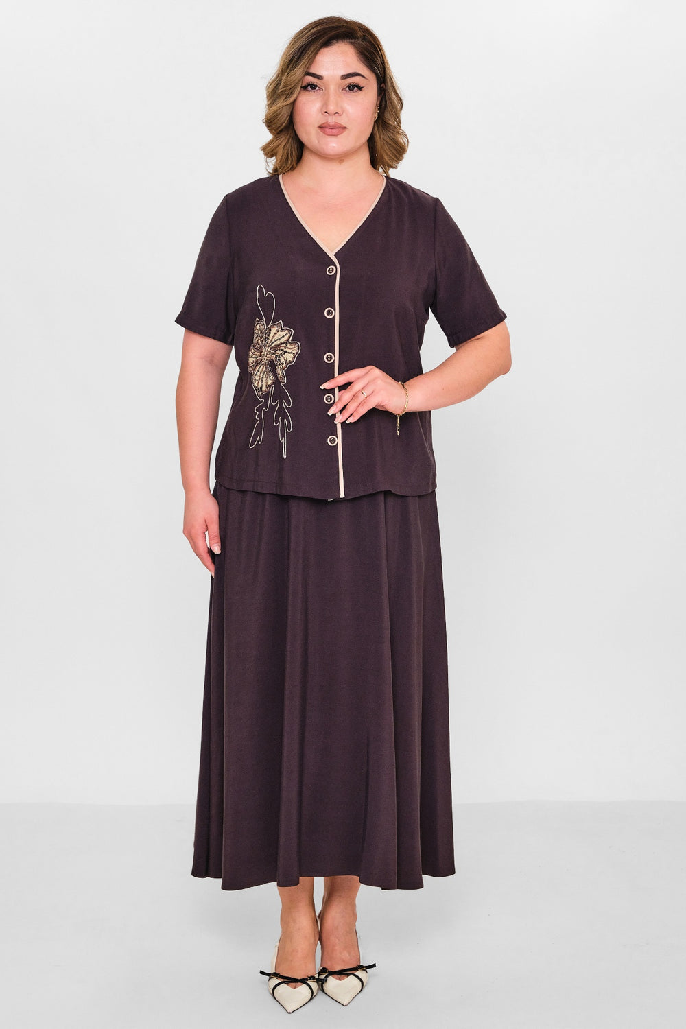Dress port - Plus Size Suit (DSP26Y3471) - 8690200149184