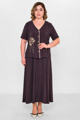 Dress port - Plus Size Suit (DSP26Y3471) - 8690200149184