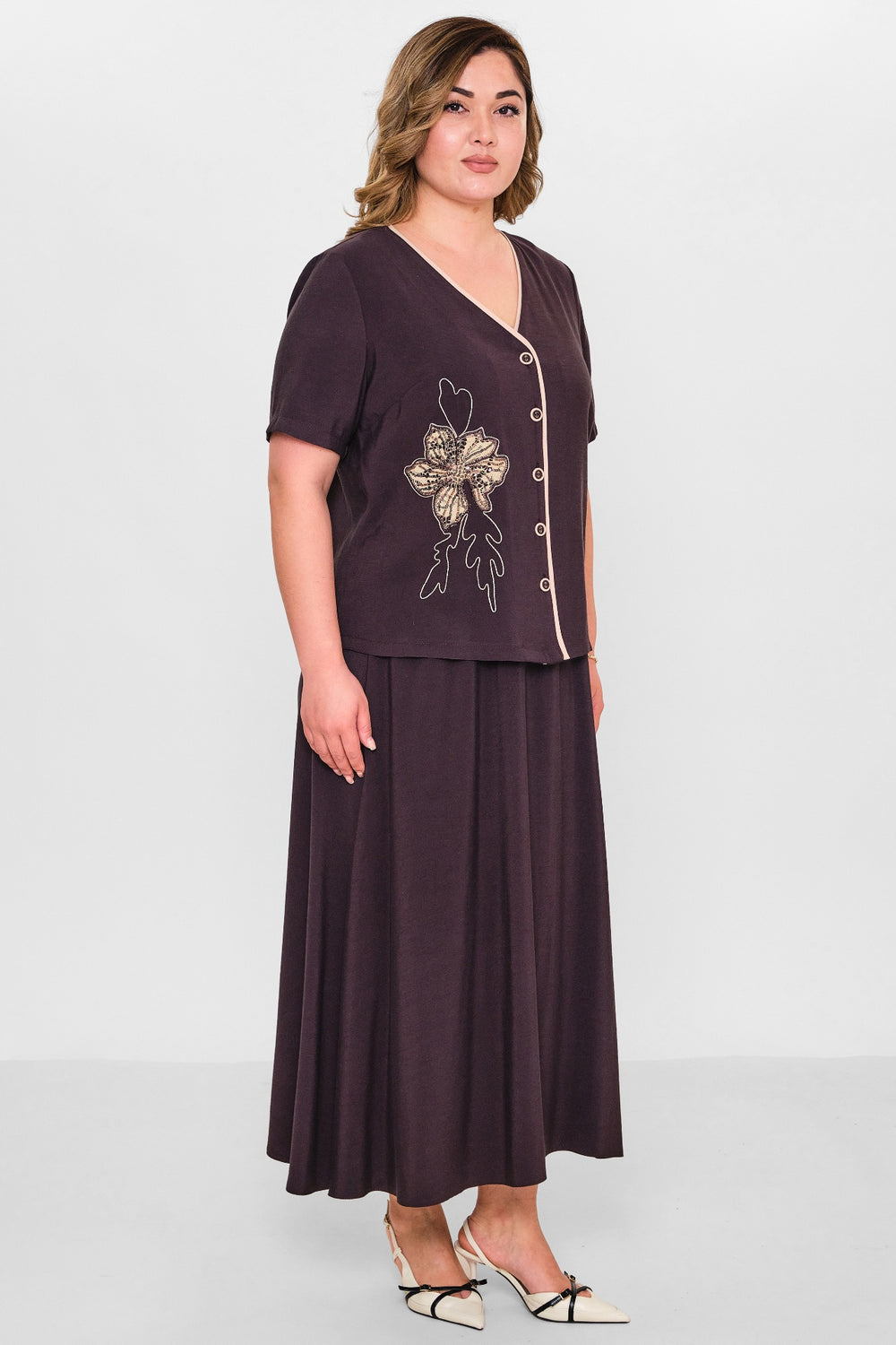 Dress port - Plus Size Suit (DSP26Y3471) - 8690200149184
