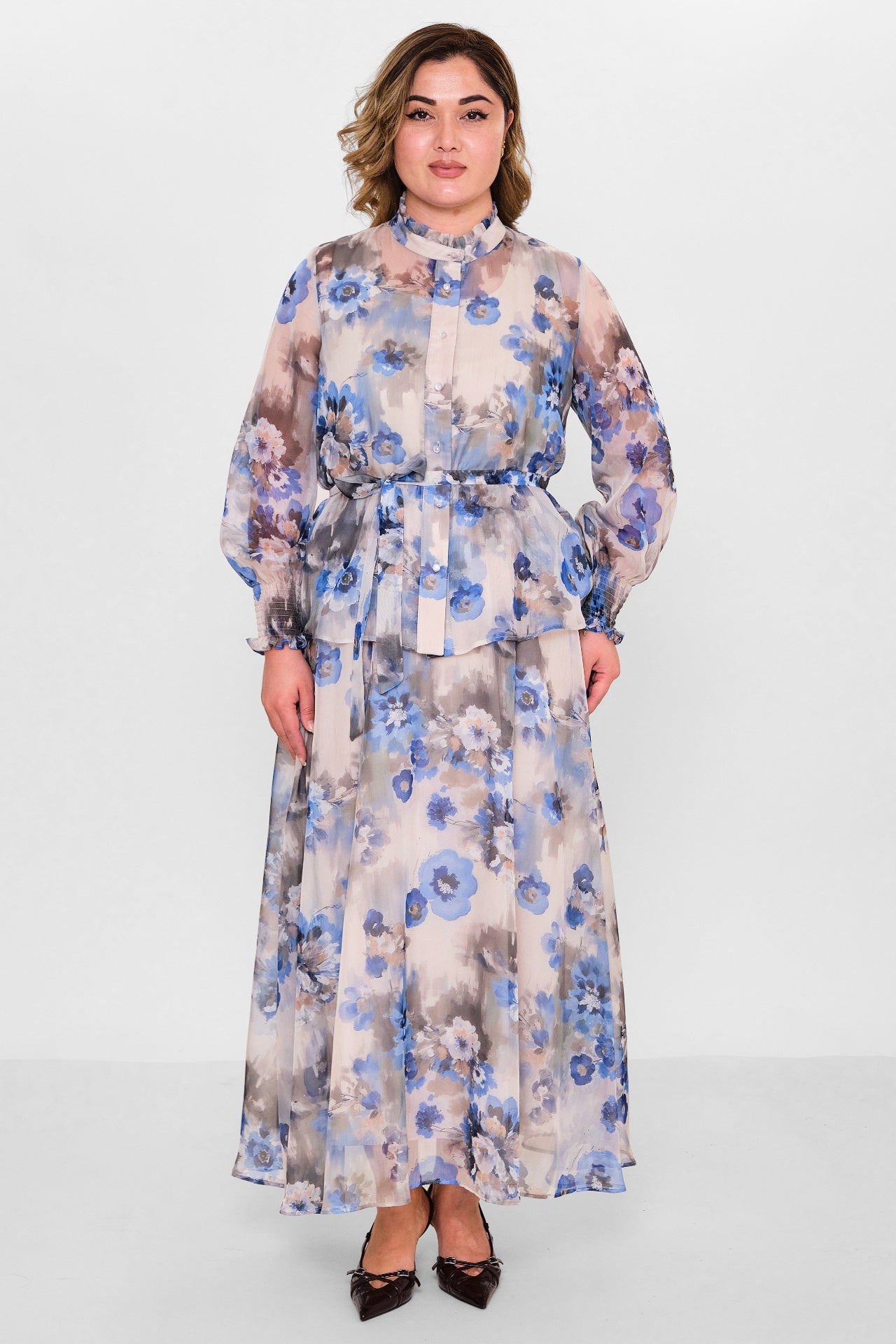 Dress port - Plus Size Suit (DSP26Y3478) - 8690200149207