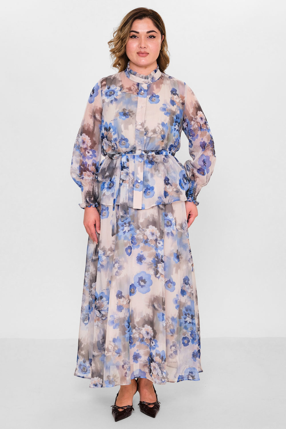 Dress port - Plus Size Suit (DSP26Y3478) - 8690200149207