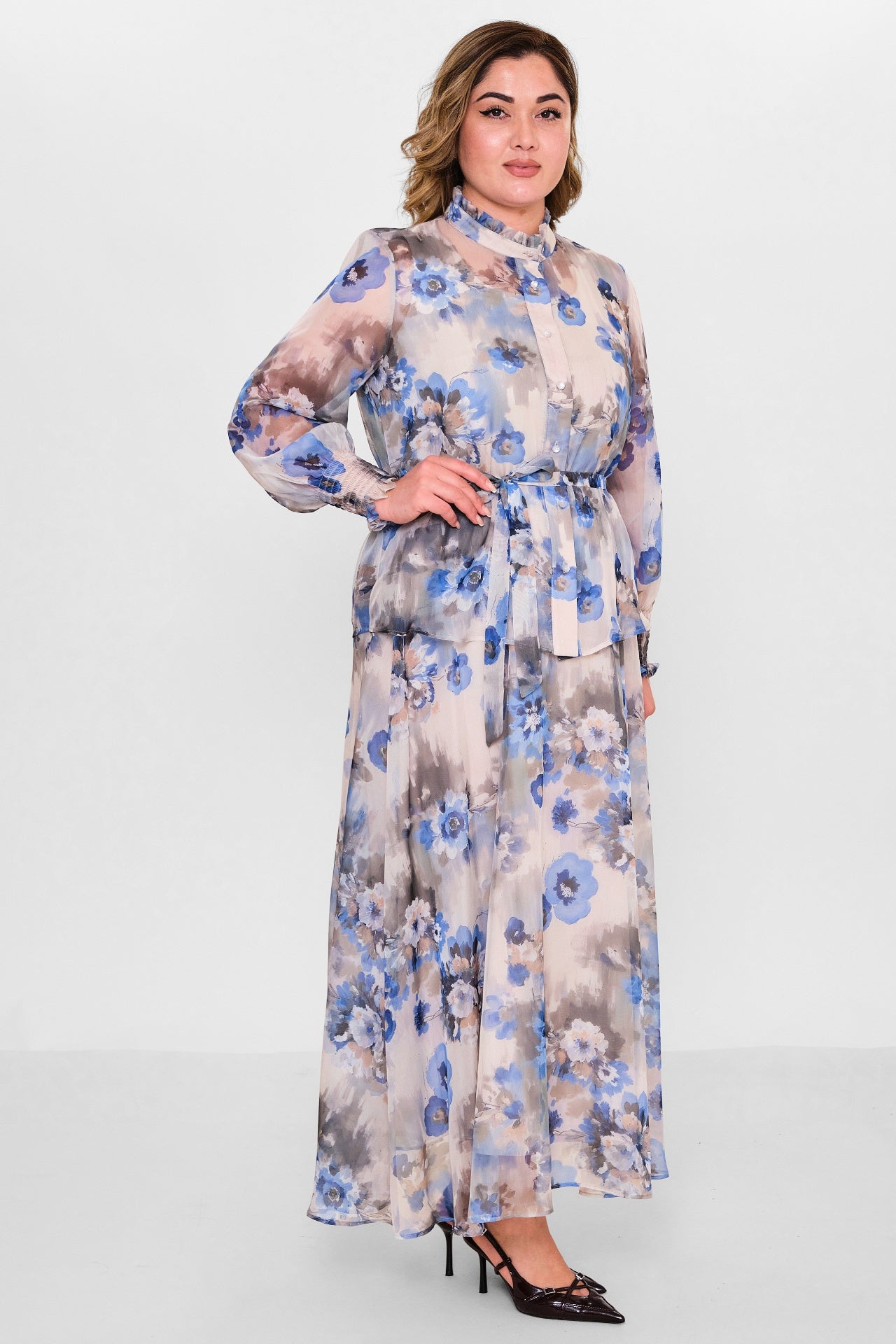 Dress port - Plus Size Suit (DSP26Y3478) - 8690200149207