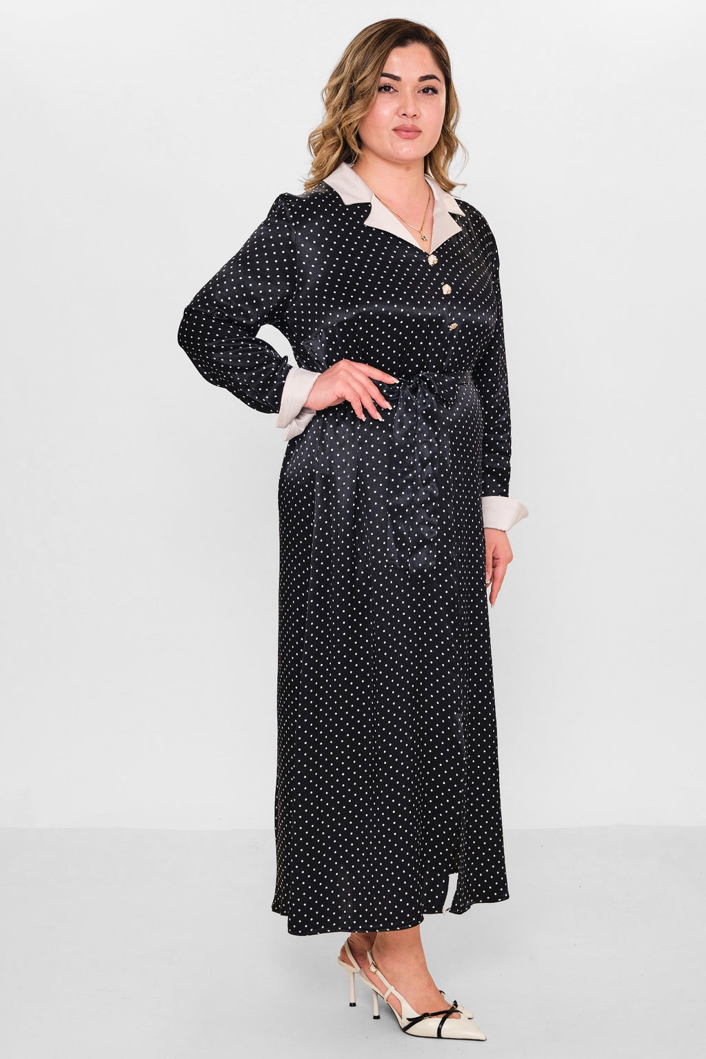 Dress port - Plus Size Dress (DSP26Y5744) - 8690200149221