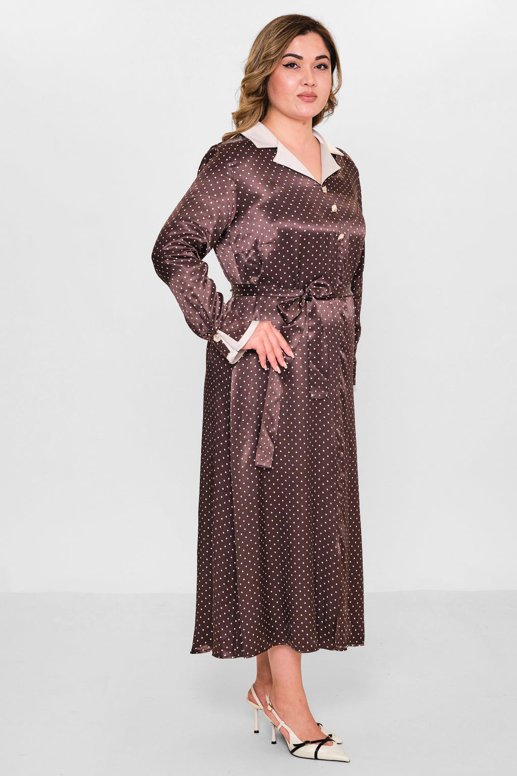 Dress port - Plus Size Dress (DSP26Y5744) - 8690200149238