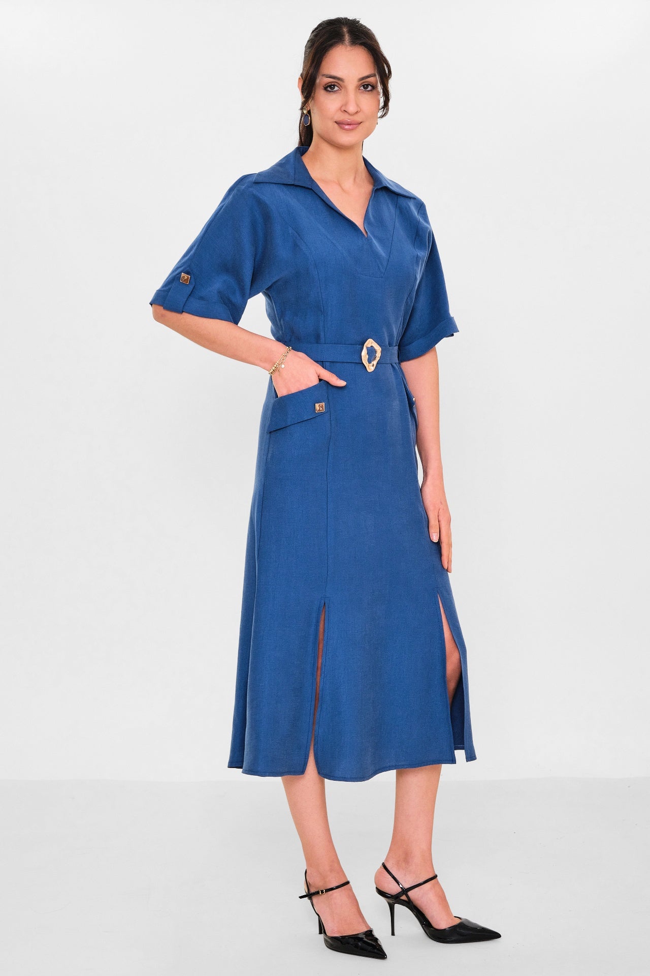 Maqrell - Plus Size Dress (MAQ26Y1176) - 8690200149245