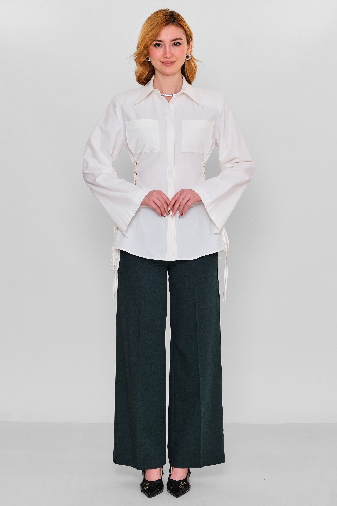 Mamulier - Plus Size Shirt (MML26Y6852) - 8690200149306