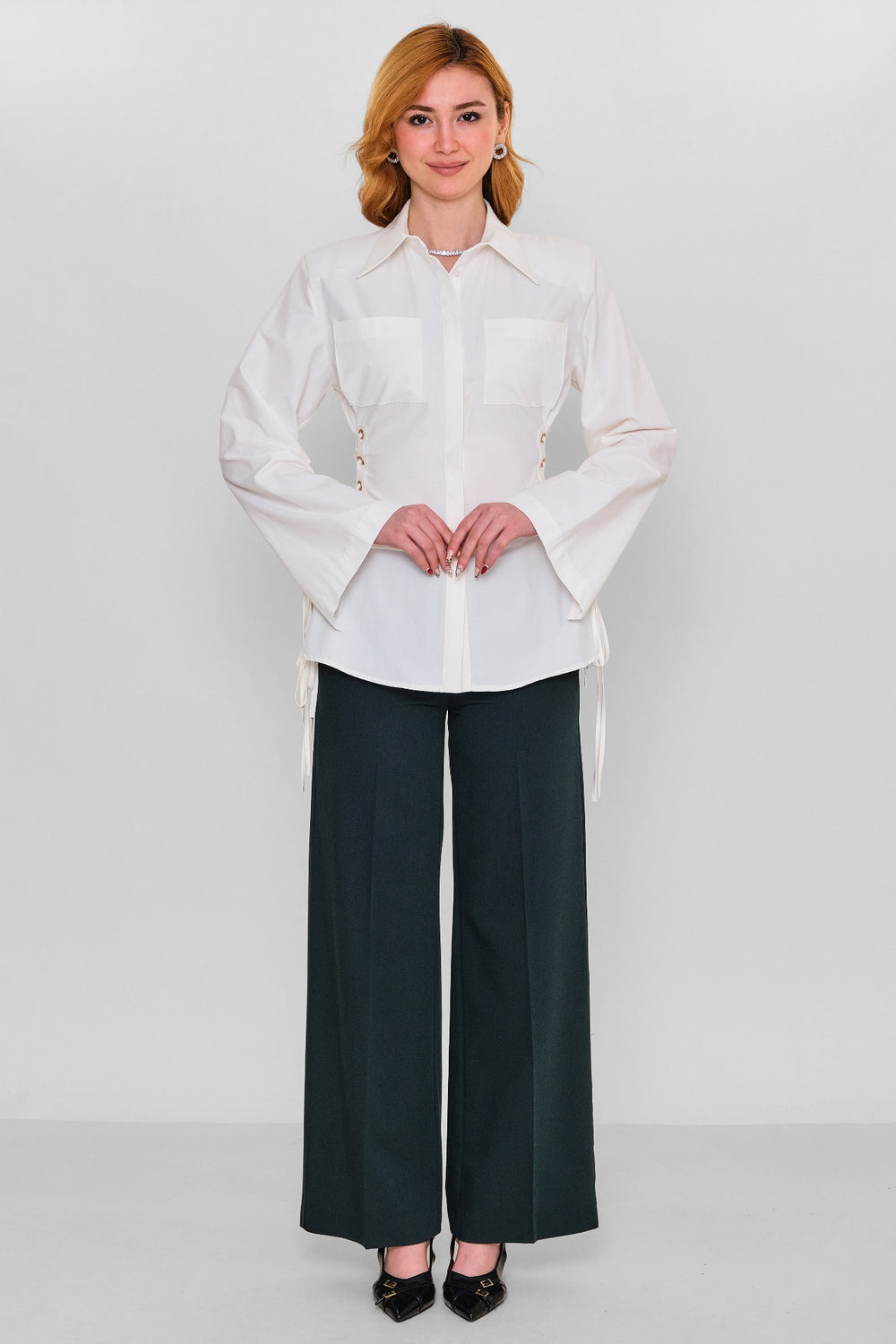 Mamulier - Plus Size Shirt (MML26Y6852) - 8690200149306