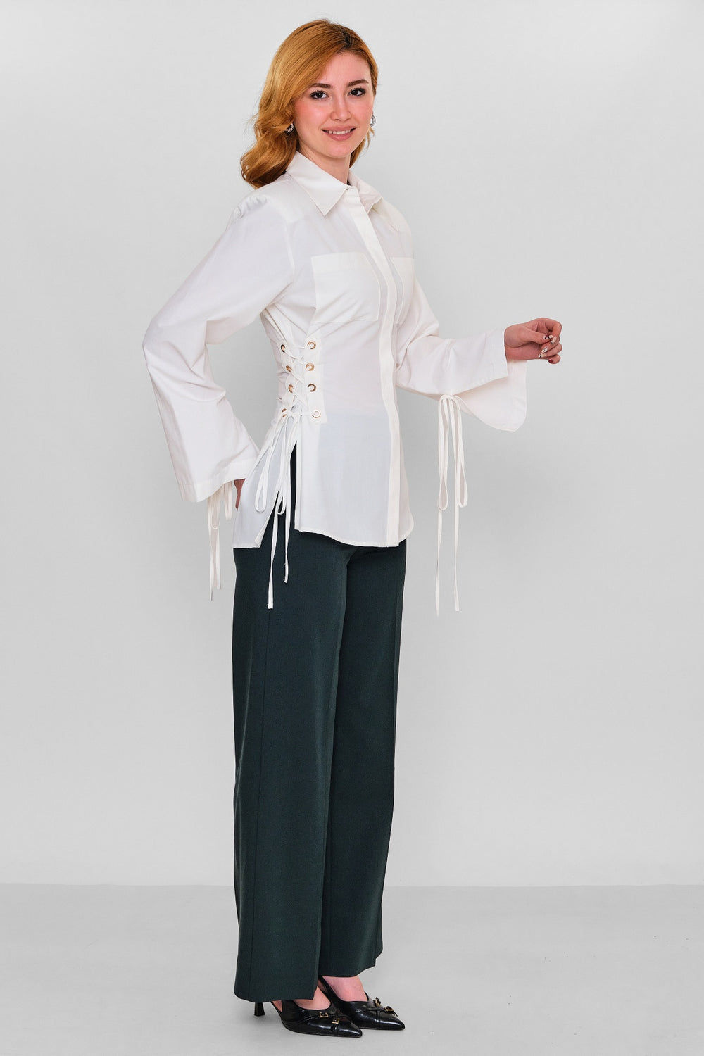 Mamulier - Plus Size Shirt (MML26Y6852) - 8690200149306