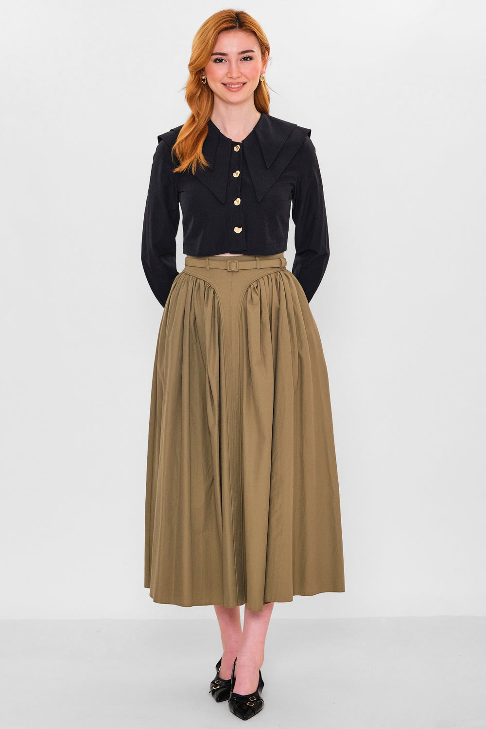 Mamulier - Plus Size Skirt (MML26Y6874) - 8690200149313