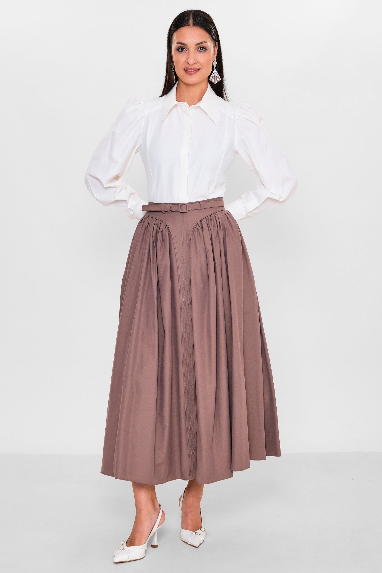 Mamulier - Plus Size Skirt (MML26Y6874) - 8690200149320