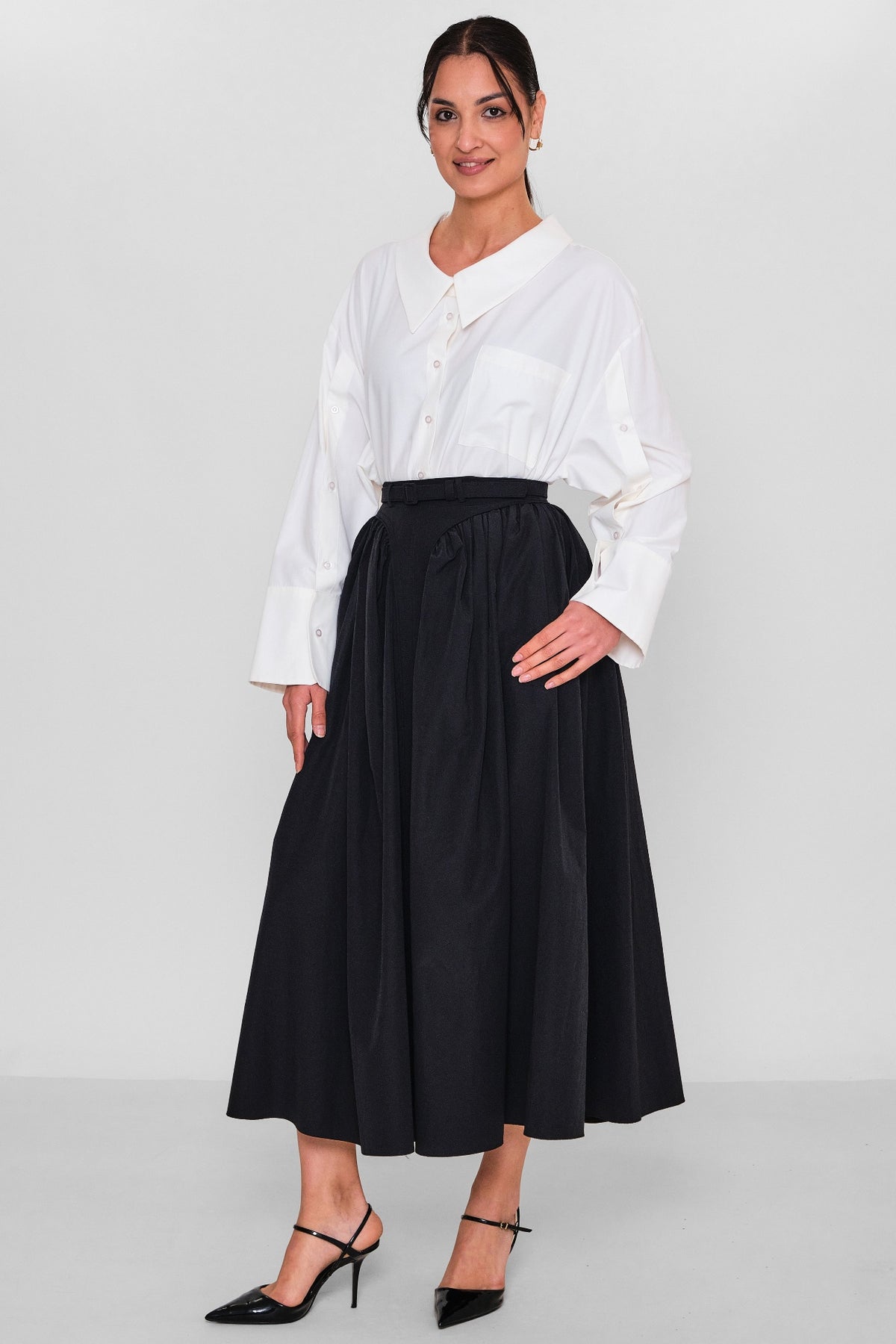 Mamulier - Plus Size Skirt (MML26Y6874) - 8690200149337