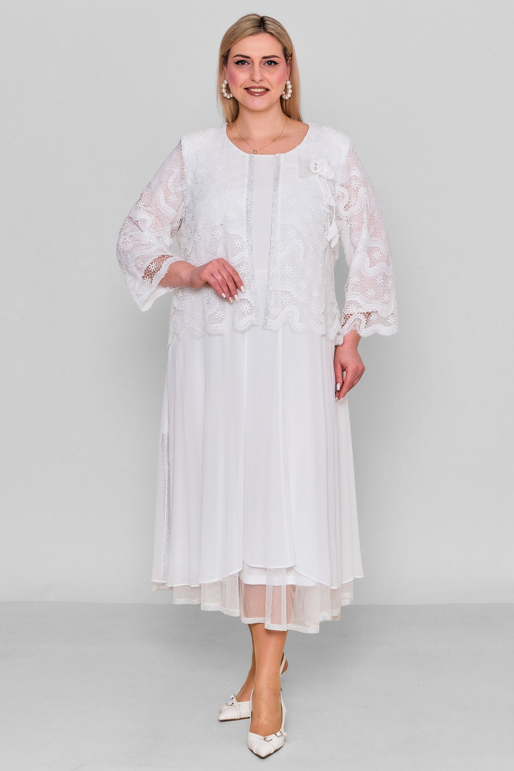 Gumanize - Extended Plus Size Dress (GMZ2025-1157-5792) - 8690200149641