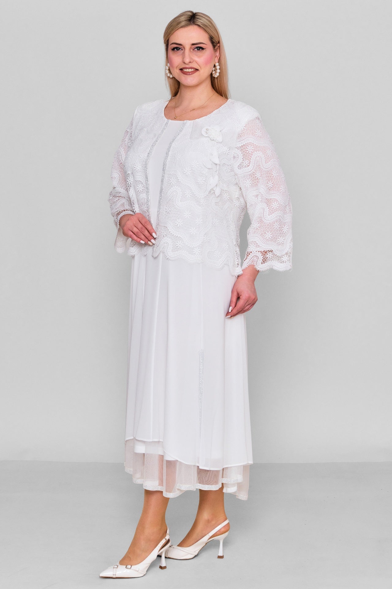 Gumanize - Extended Plus Size Dress (GMZ2025-1157-5792) - 8690200149641