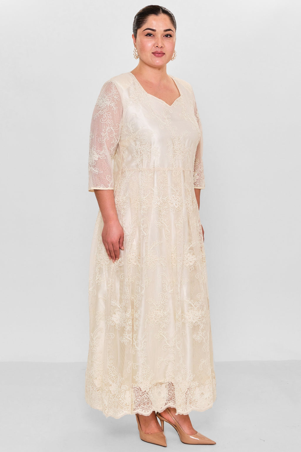 Gumanize - Plus Size Dress (GMZ2025-687-7665) - 8690200149672