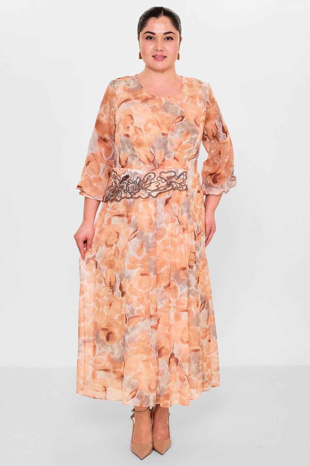 Gumanize - Plus Size Dress (GMZ2025-726-7666) - 8690200149689