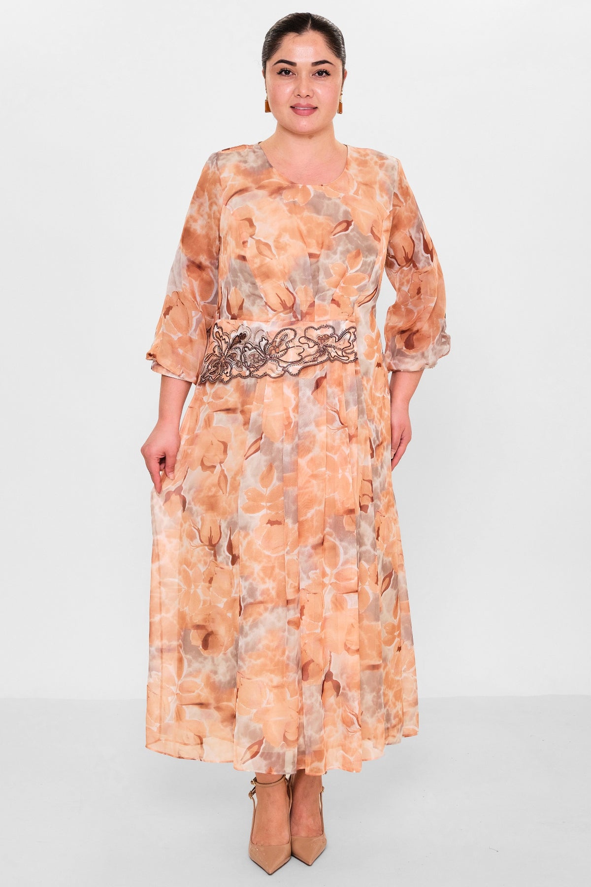 Gumanize - Plus Size Dress (GMZ2025-726-7666) - 8690200149689