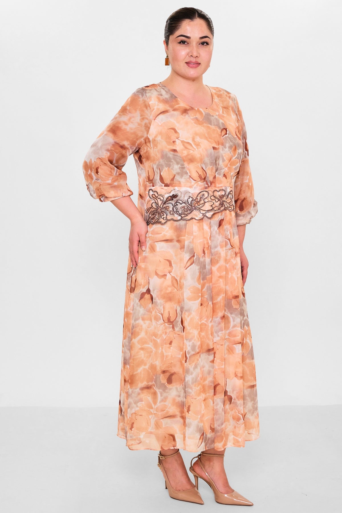 Gumanize - Plus Size Dress (GMZ2025-726-7666) - 8690200149689