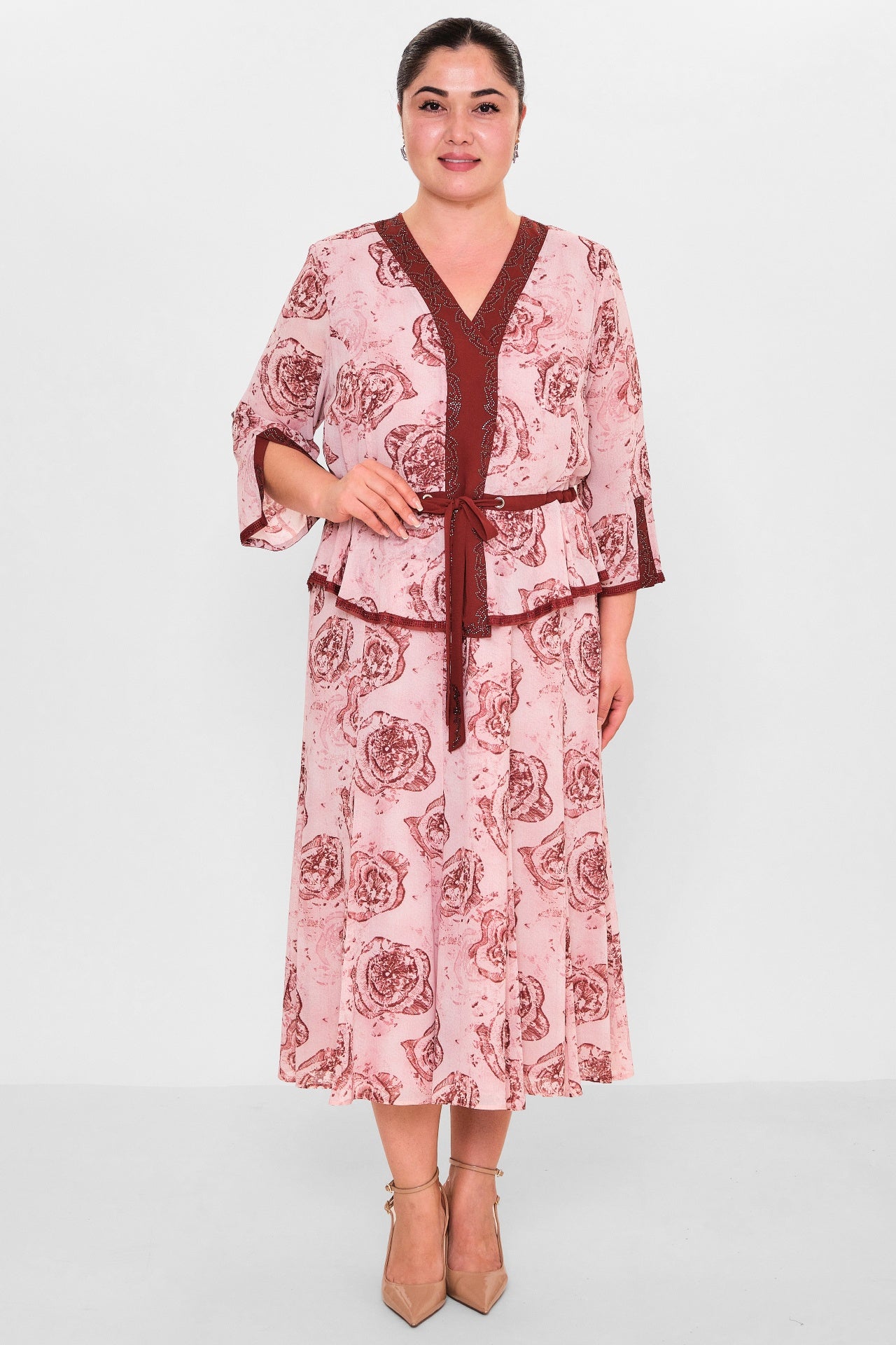 Gumanize - Plus Size Dress (GMZ2025-869-7635) - 8690200149702