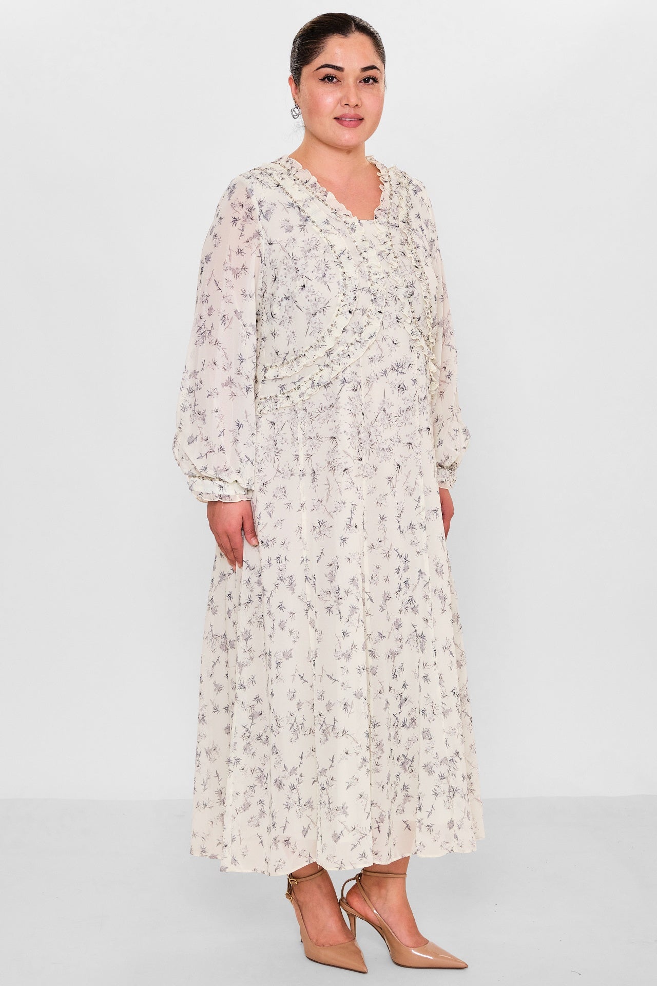 Gumanize - Plus Size Dress (GMZ2025-957-7569) - 8690200149719