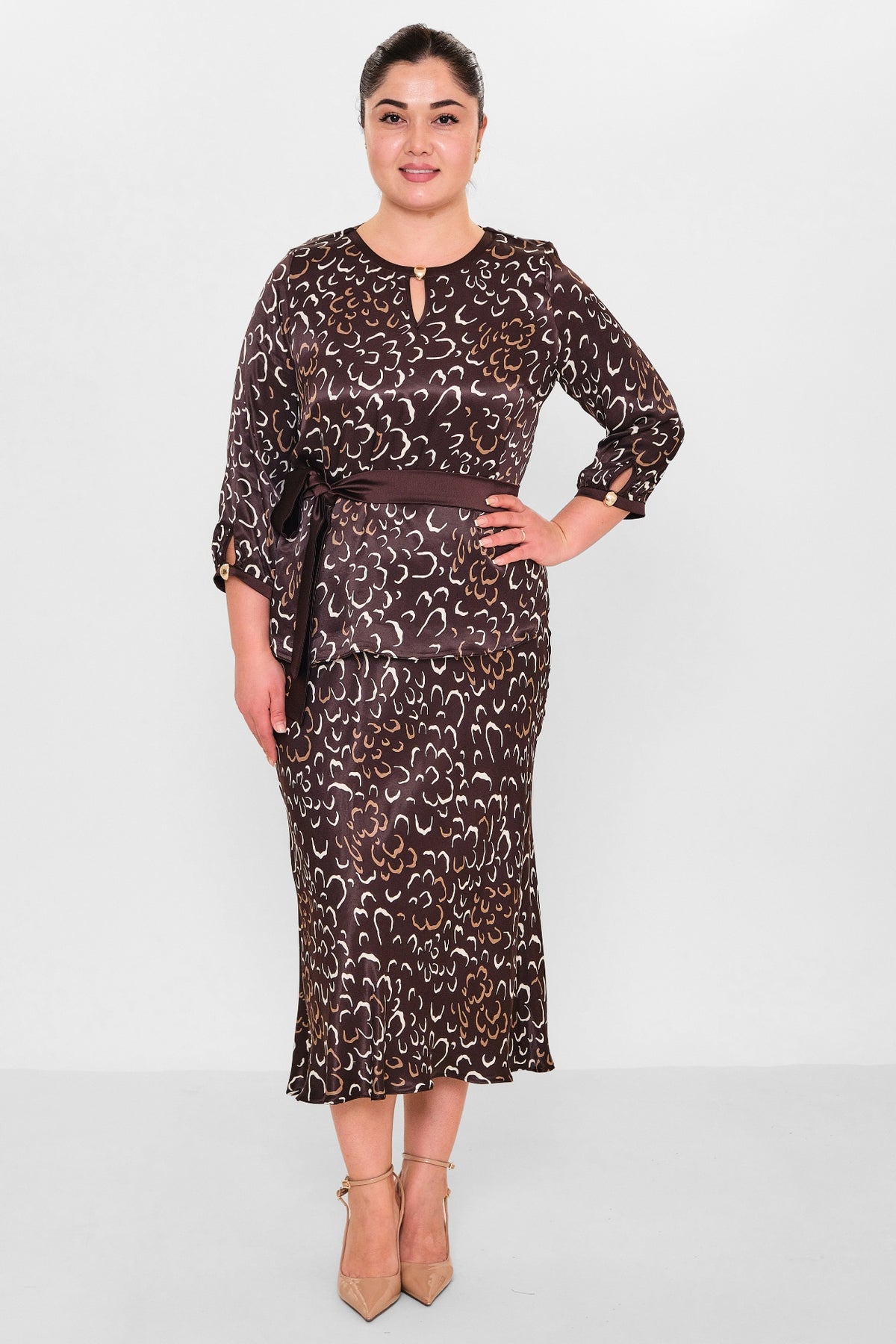 Dress port - Plus Size Suit (DSP26Y3431) - 8690200149733