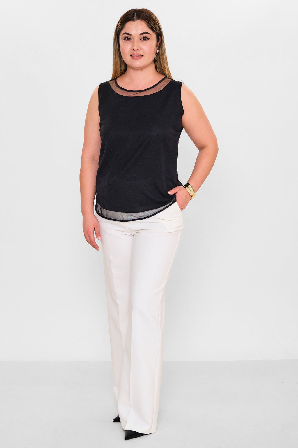 Kifayet - Plus Size Blouse (KFY26Y16879) - 8690200149955