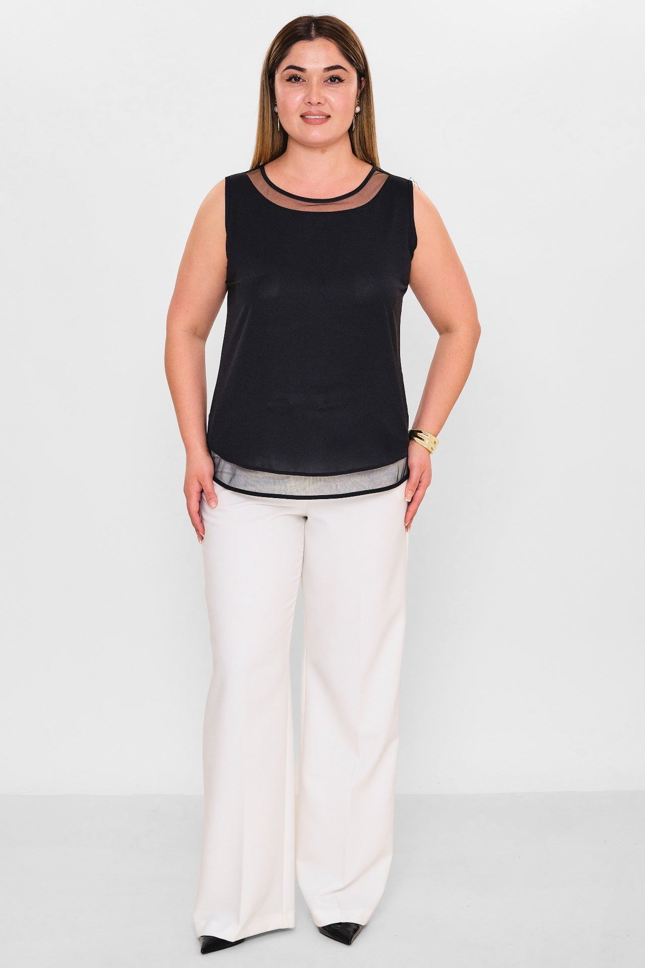 Kifayet - Extended Plus Size Blouse (KFY26Y22641) - 8690200150043