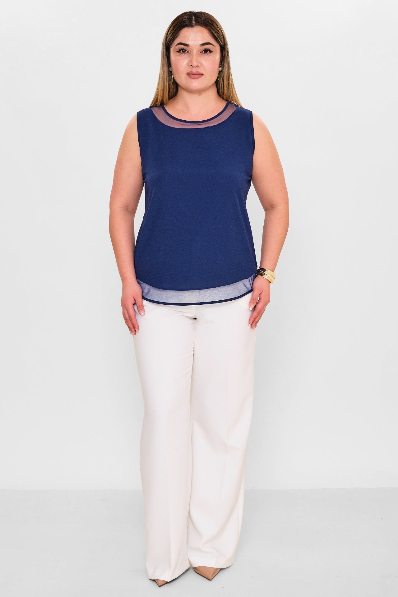 Kifayet - Extended Plus Size Blouse (KFY26Y22641) - 8690200150067