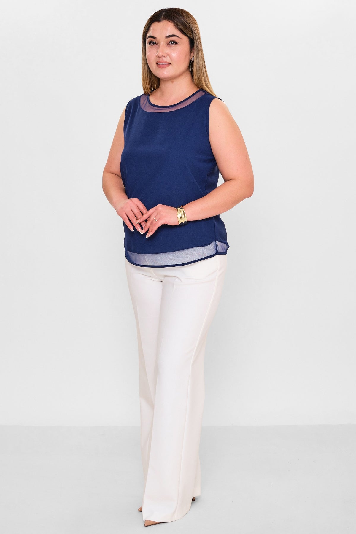 Kifayet - Extended Plus Size Blouse (KFY26Y22641) - 8690200150067