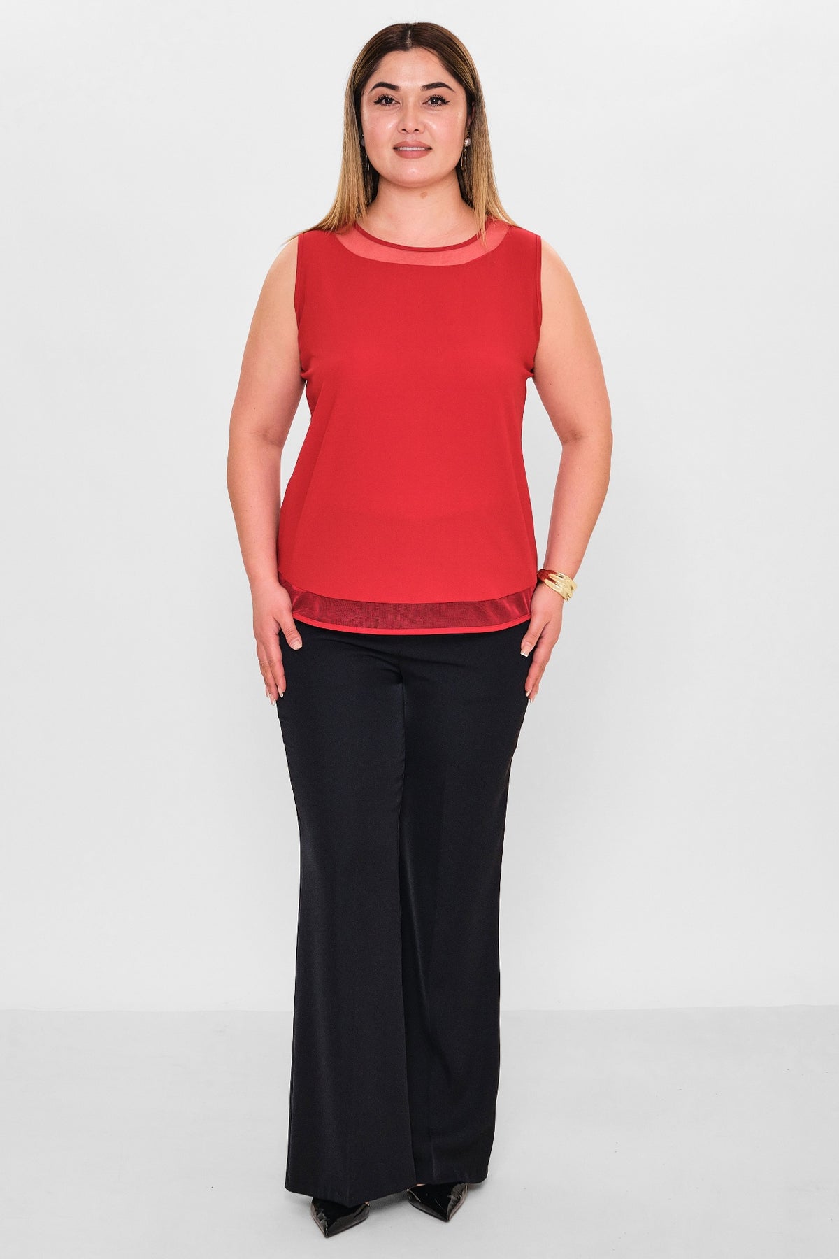 Kifayet - Extended Plus Size Blouse (KFY26Y22641) - 8690200150098